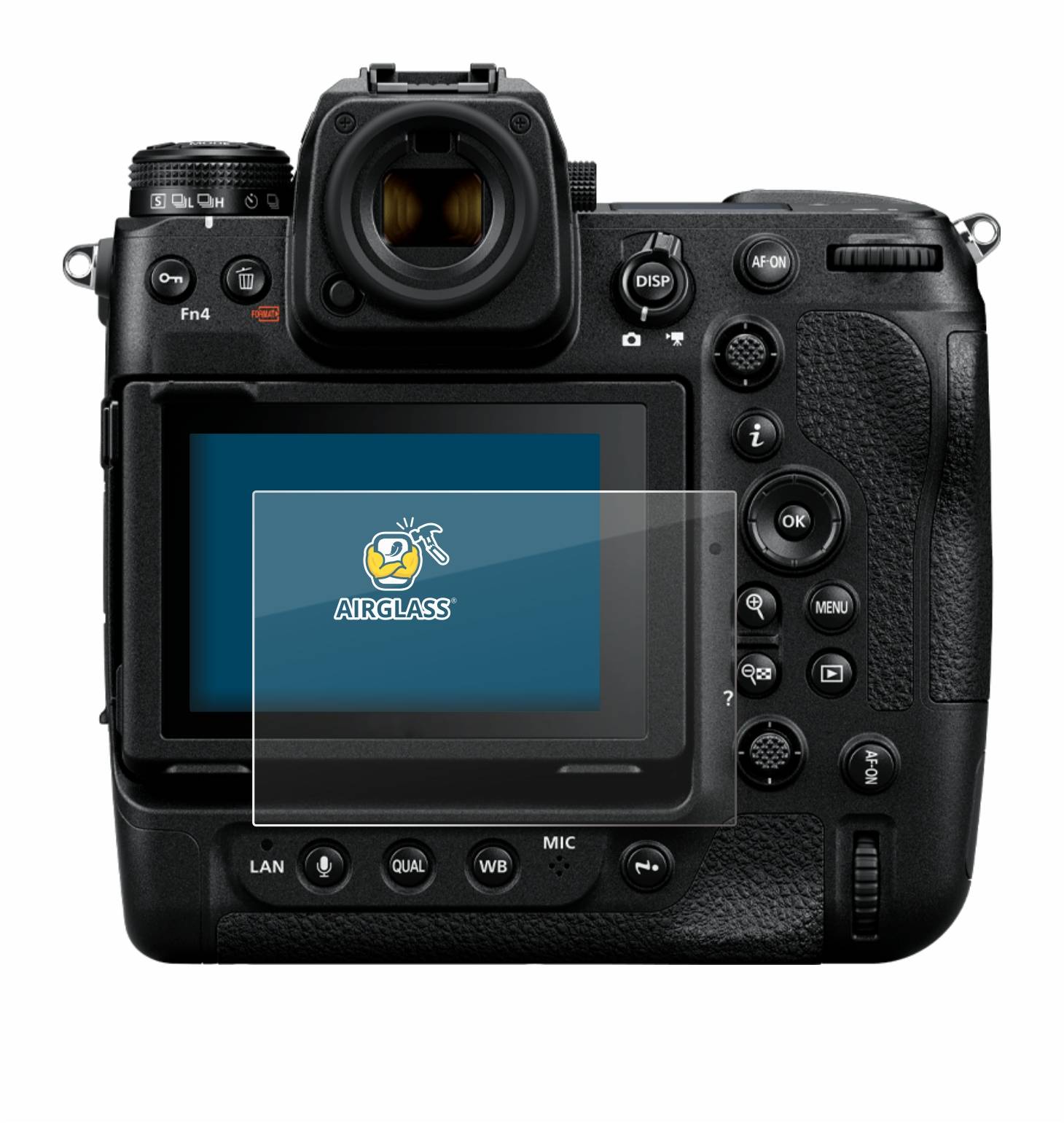 BROTECT AirGlass Flexible Schutz Glas Folie für Nikon Z 9 Klar Transparent