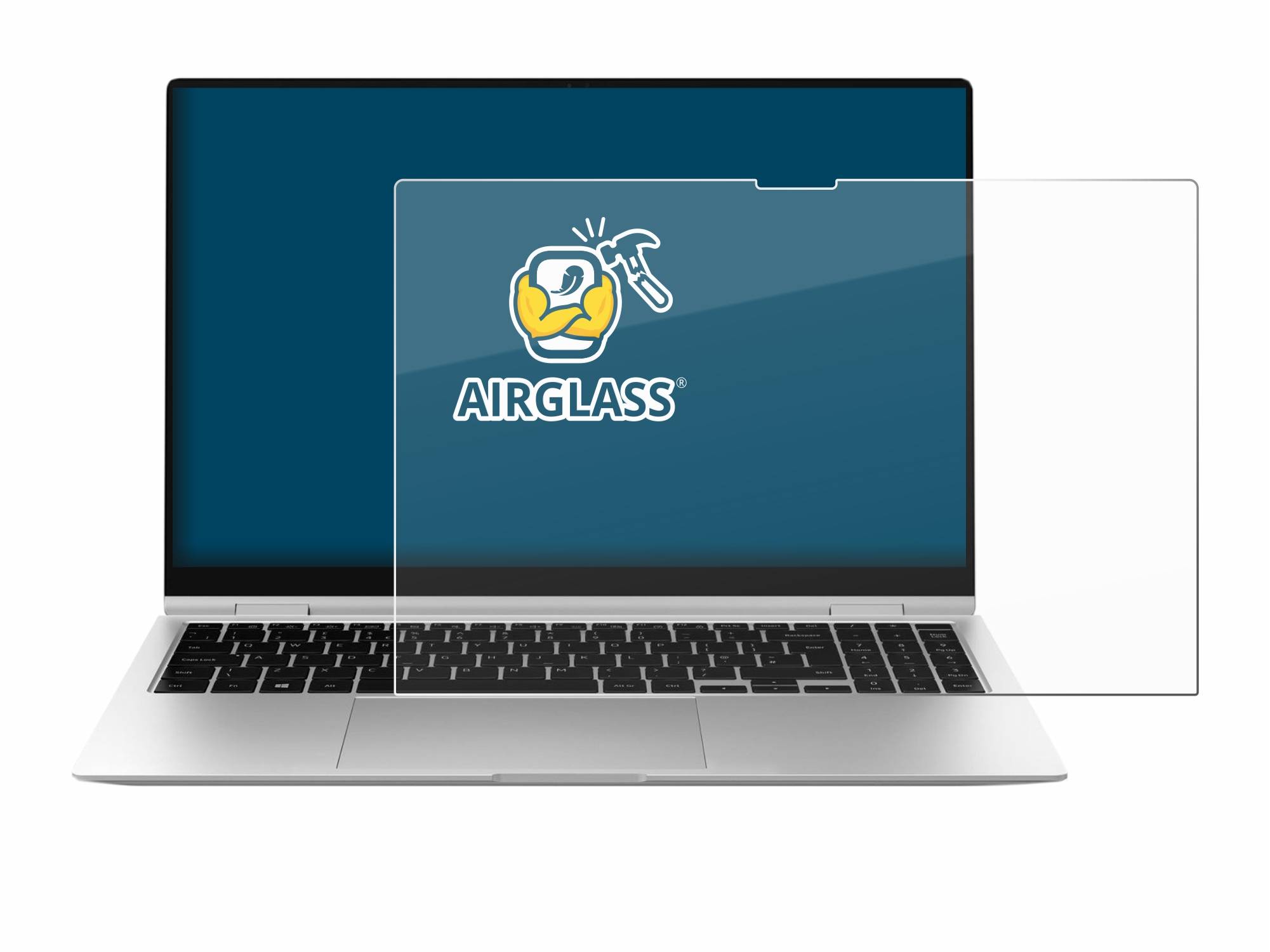 BROTECT AirGlass Glas Schutz-Folie für Samsung Galaxy Book2 Pro 360 15.6 - Schutzglas