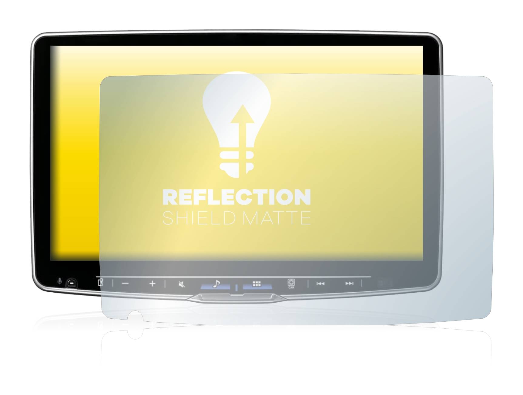 upscreen Reflection Shield Matt Schutzfolie für Alpine ILX-F115D