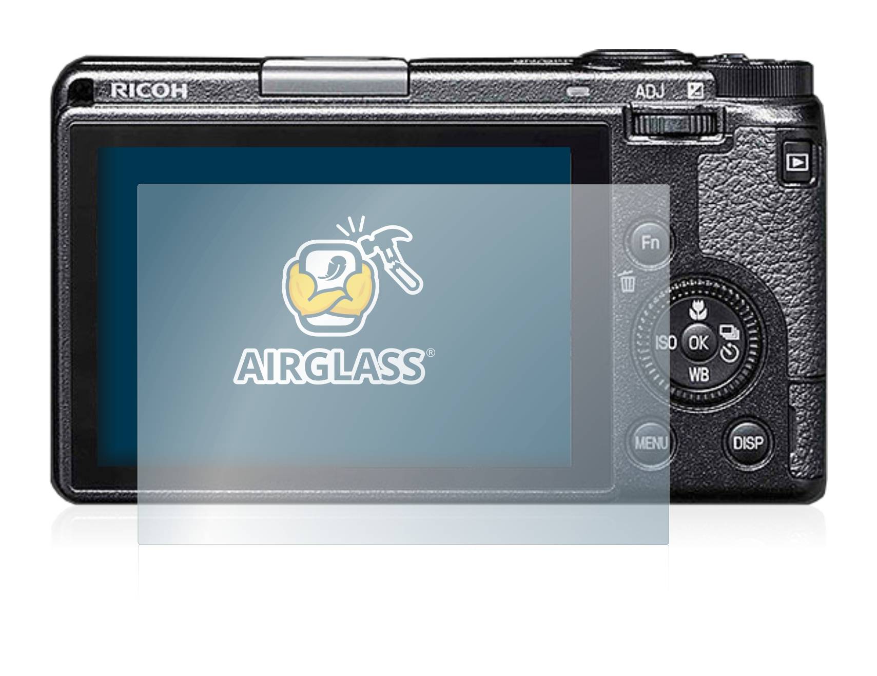 BROTECT AirGlass Flexible Schutz Glas Folie für Ricoh GR IIIx / IIIx HDF Klar Transparent