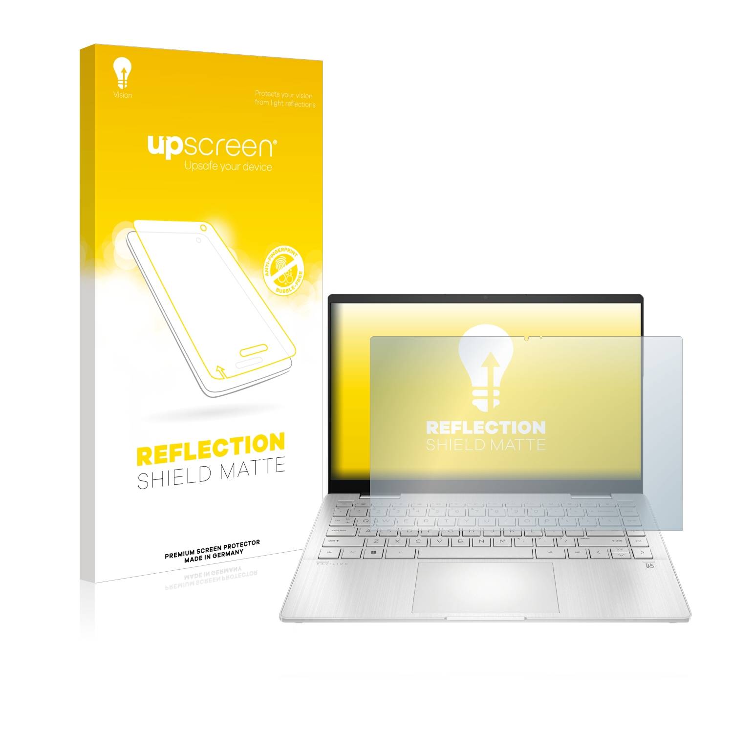 upscreen Schutzfolie für HP Pavilion x360 2-in-1 (14-ekX) Folie Matt Entspiegelt Anti-Reflex