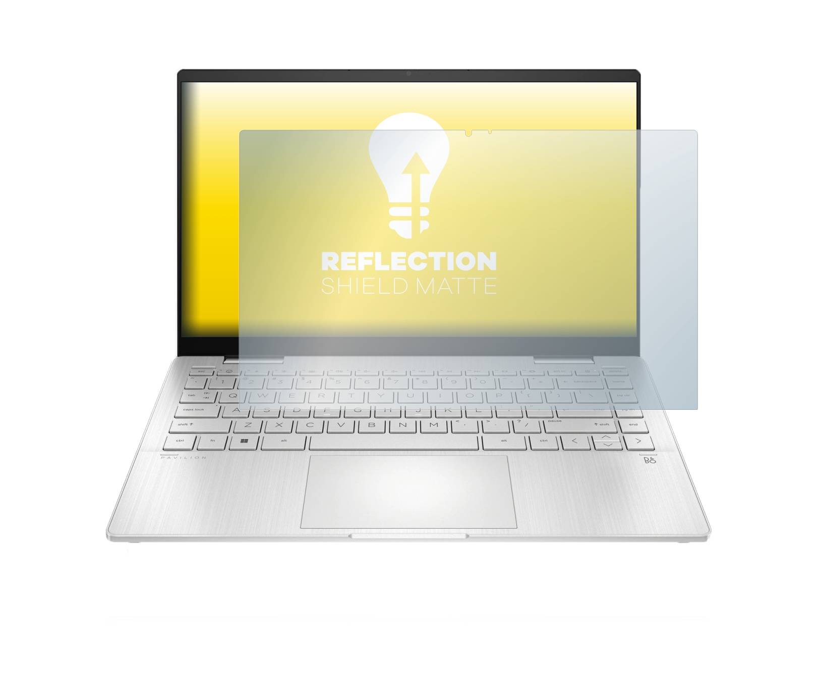 upscreen Schutzfolie für HP Pavilion x360 2-in-1 (14-ekX) Folie Matt Entspiegelt Anti-Reflex
