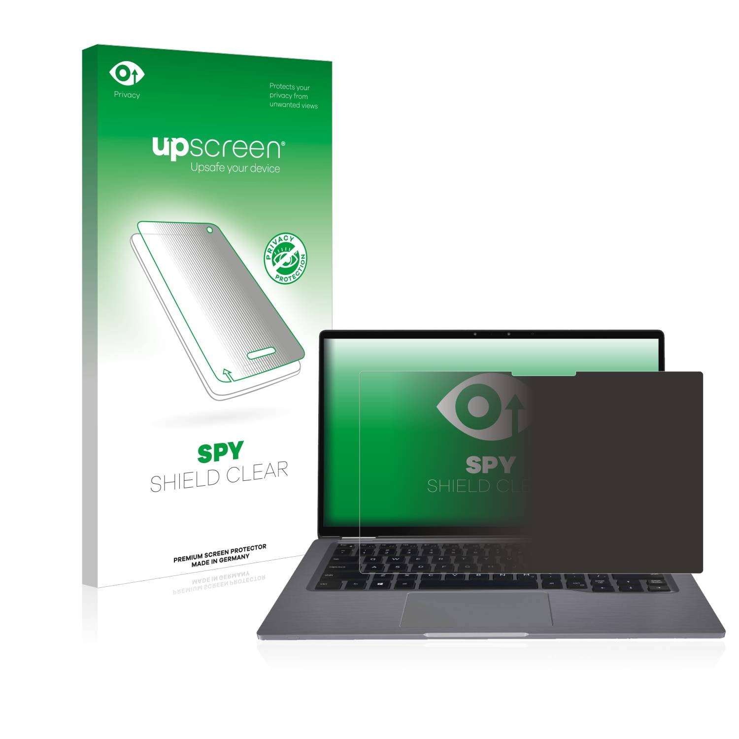 upscreen Blickschutzfolie für Dell Latitude 9410 Anti-Spy Privacy Blaulichtschutz Sichtschutzfolie