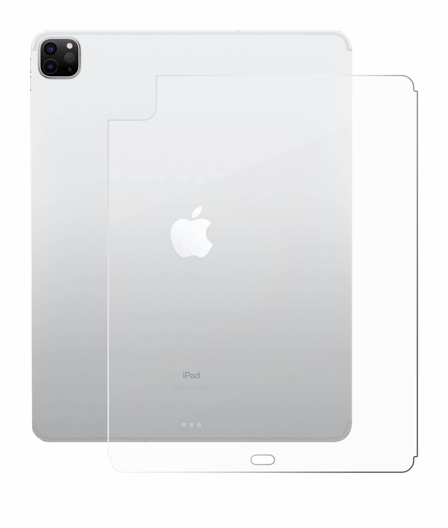 BROTECT AirGlass Glas Schutz-Folie für Apple iPad Pro 12.9 2022 (Rückseite, 6 Gen.) - Schutzglas