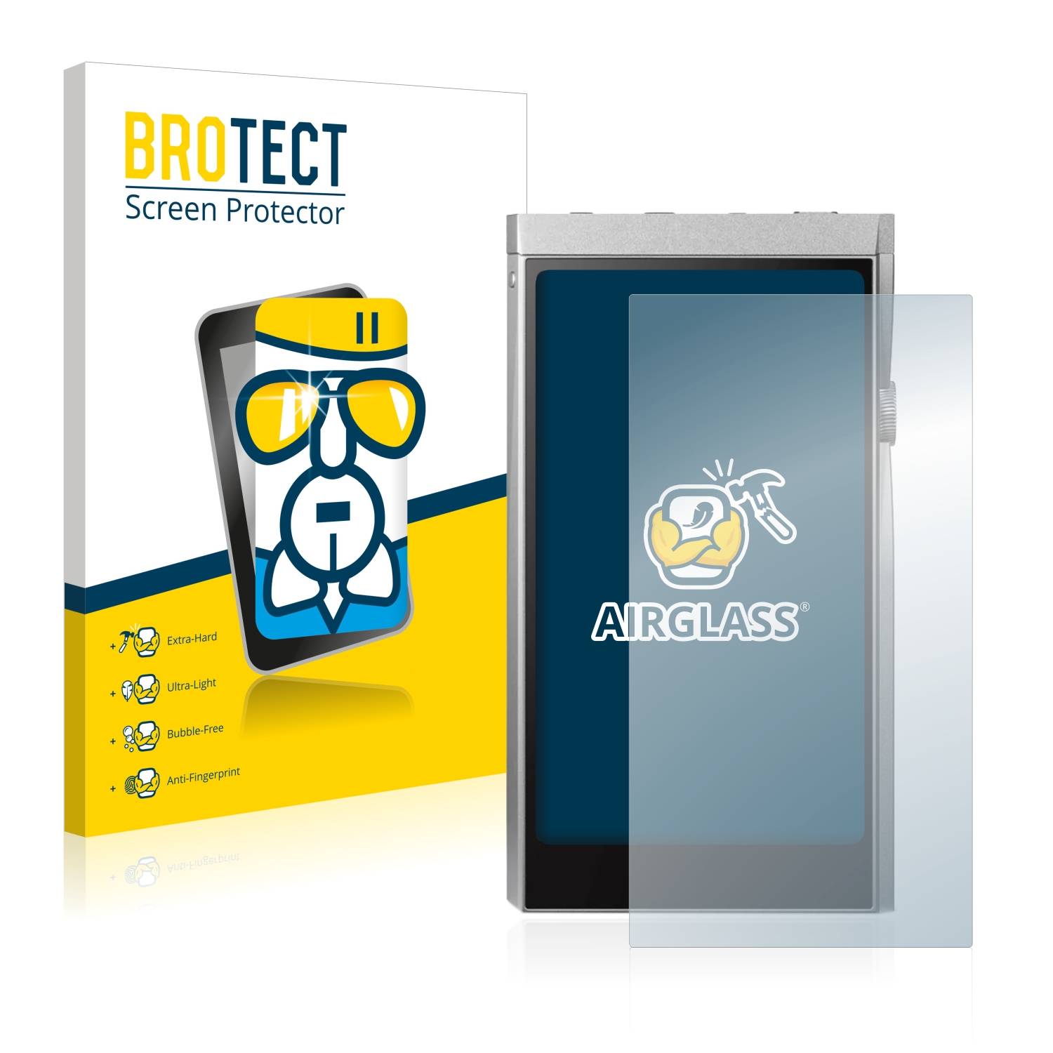 BROTECT AirGlass Glas Panzer-Folie für Astell&Kern A&futura SE180 - Schutzglas