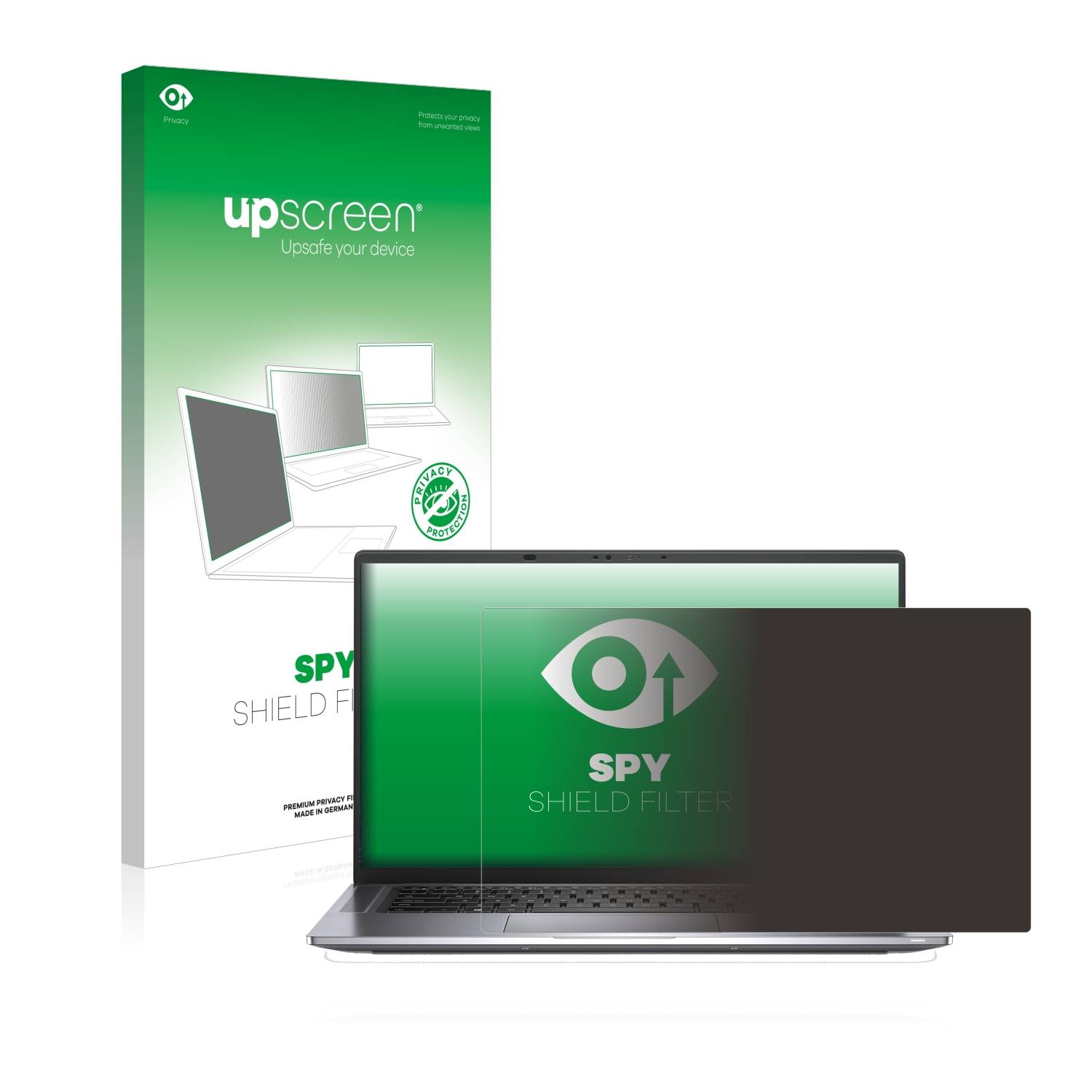 upscreen Blickschutzfilter für Dell Latitude 9520 2-in-1 Blaulichtfilter Sichtschutz Privacy Anti Spy abnehmbar