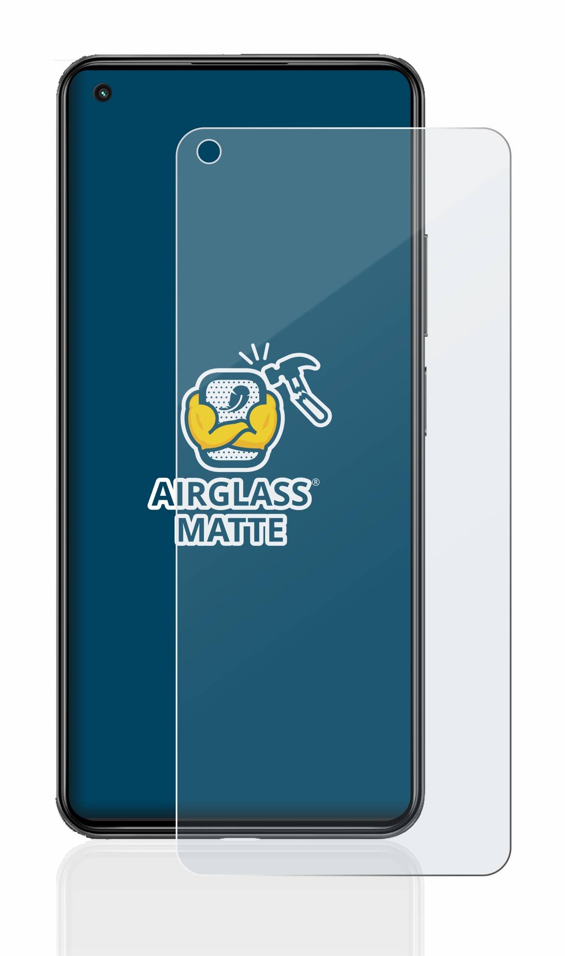BROTECT AirGlass Matt Glas Schutz Folie für Xiaomi Mi 11 Lite 5G
