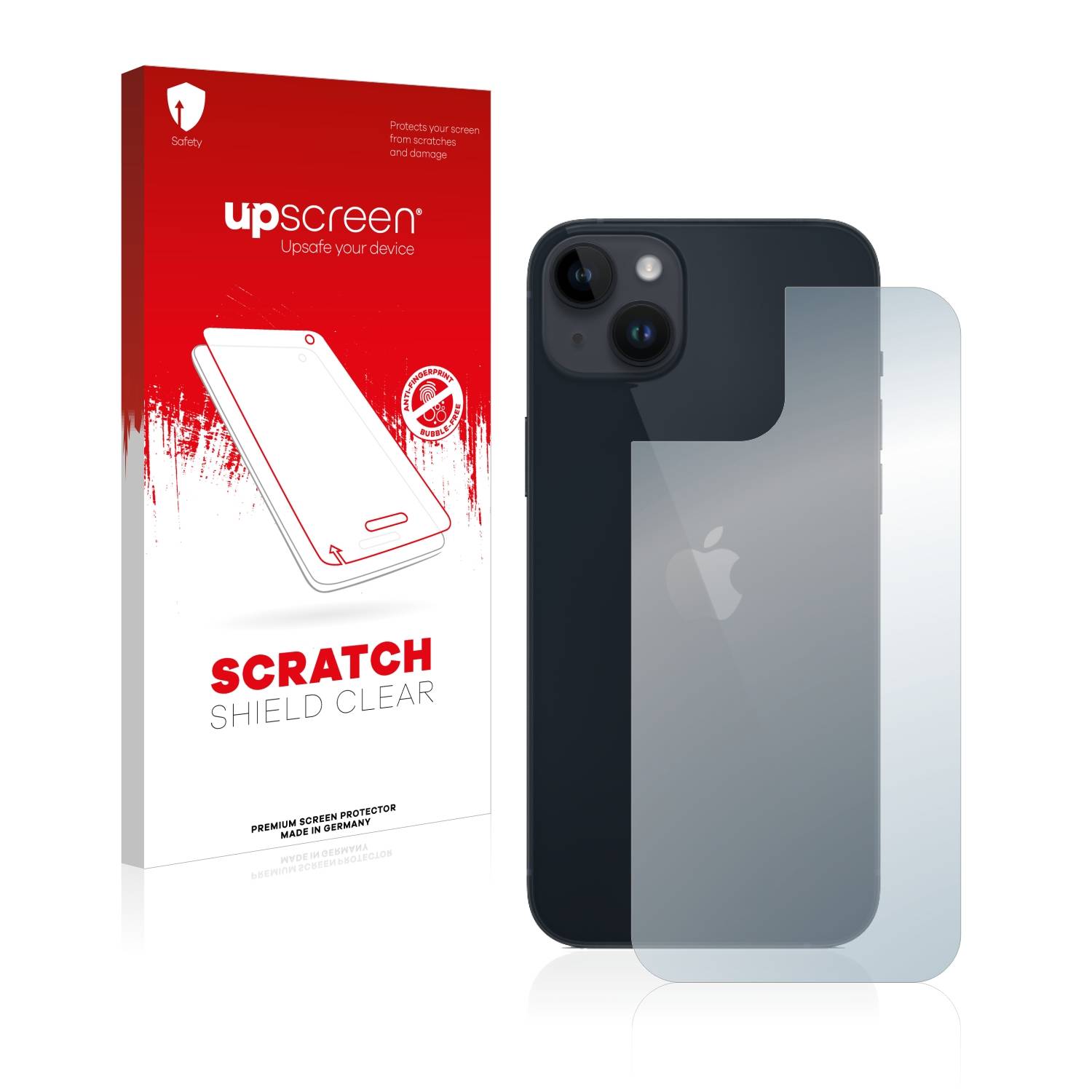 upscreen Scratch Shield Schutzfolie für Apple iPhone 14 Plus (Rückseite)