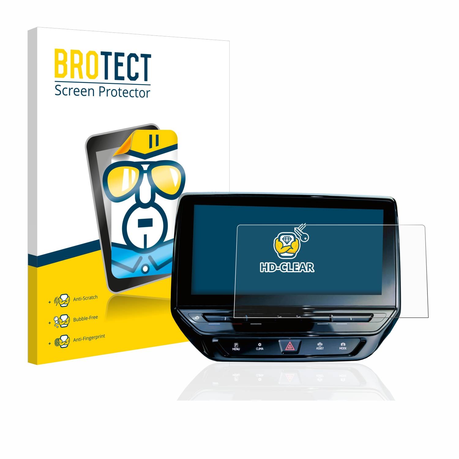 BROTECT Displayschutz-Folie für Volkswagen ID.5 Discover Pro 12