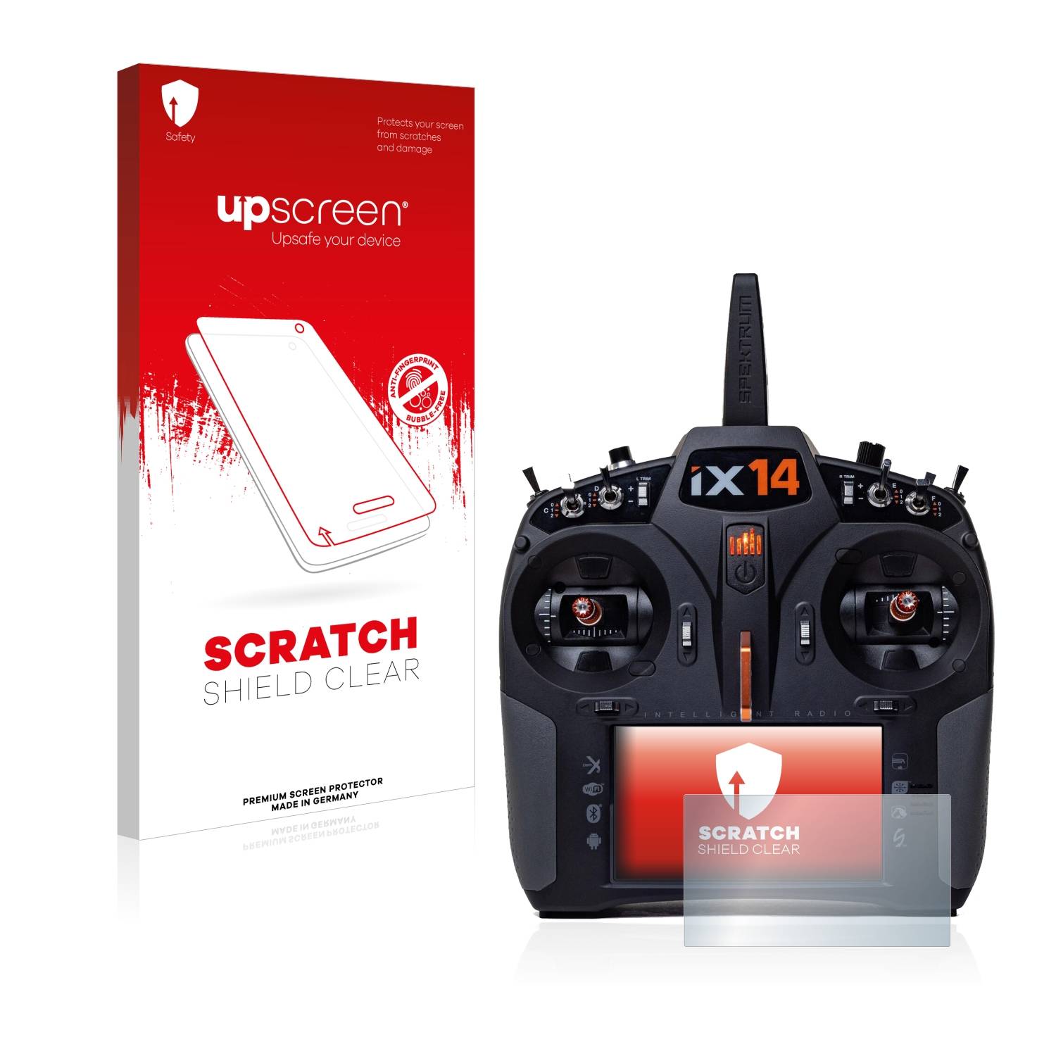 upscreen Schutzfolie für Spektrum iX14 Kratzschutz Anti-Fingerprint Klar