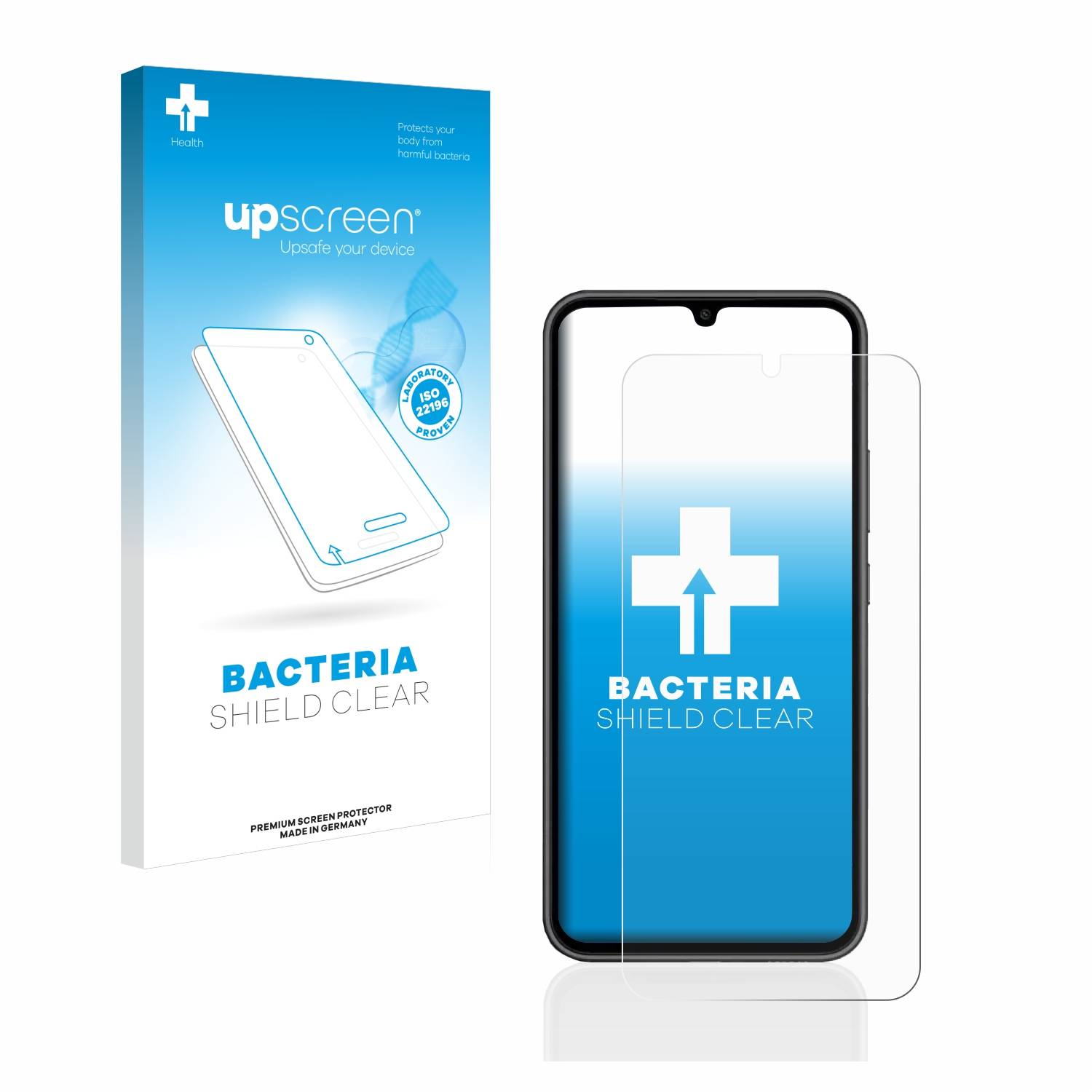 upscreen Bacteria Shield Schutzfolie für Samsung Galaxy A34 5G - Antibakteriell