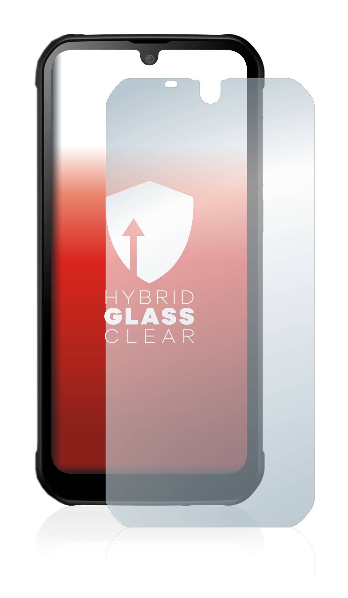 upscreen Hybrid Glas Panzer-Folie für Gigaset GX290 plus