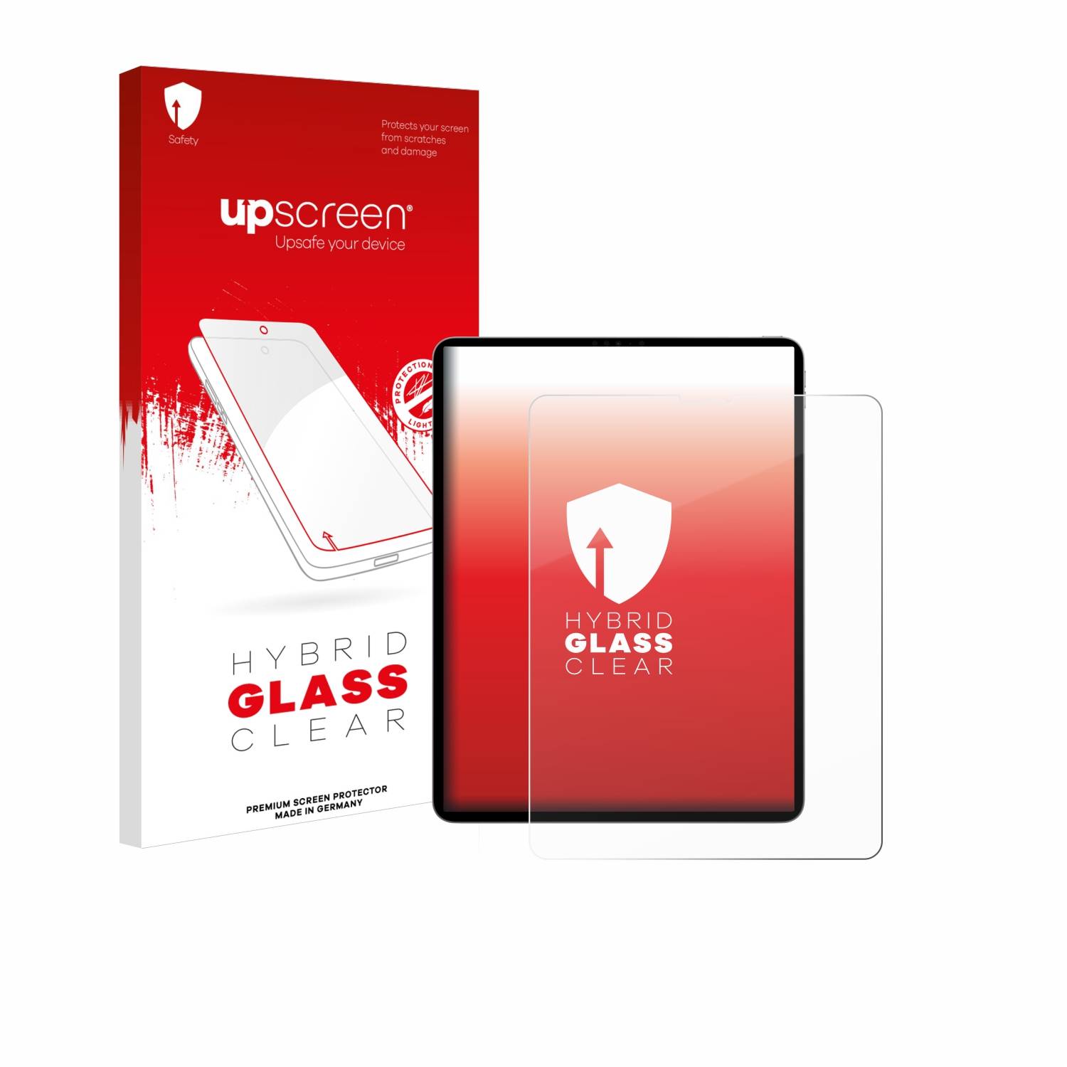 upscreen Hybrid Glas Schutz-Folie für Apple iPad Pro 12.9 2022 (6. Gen.)