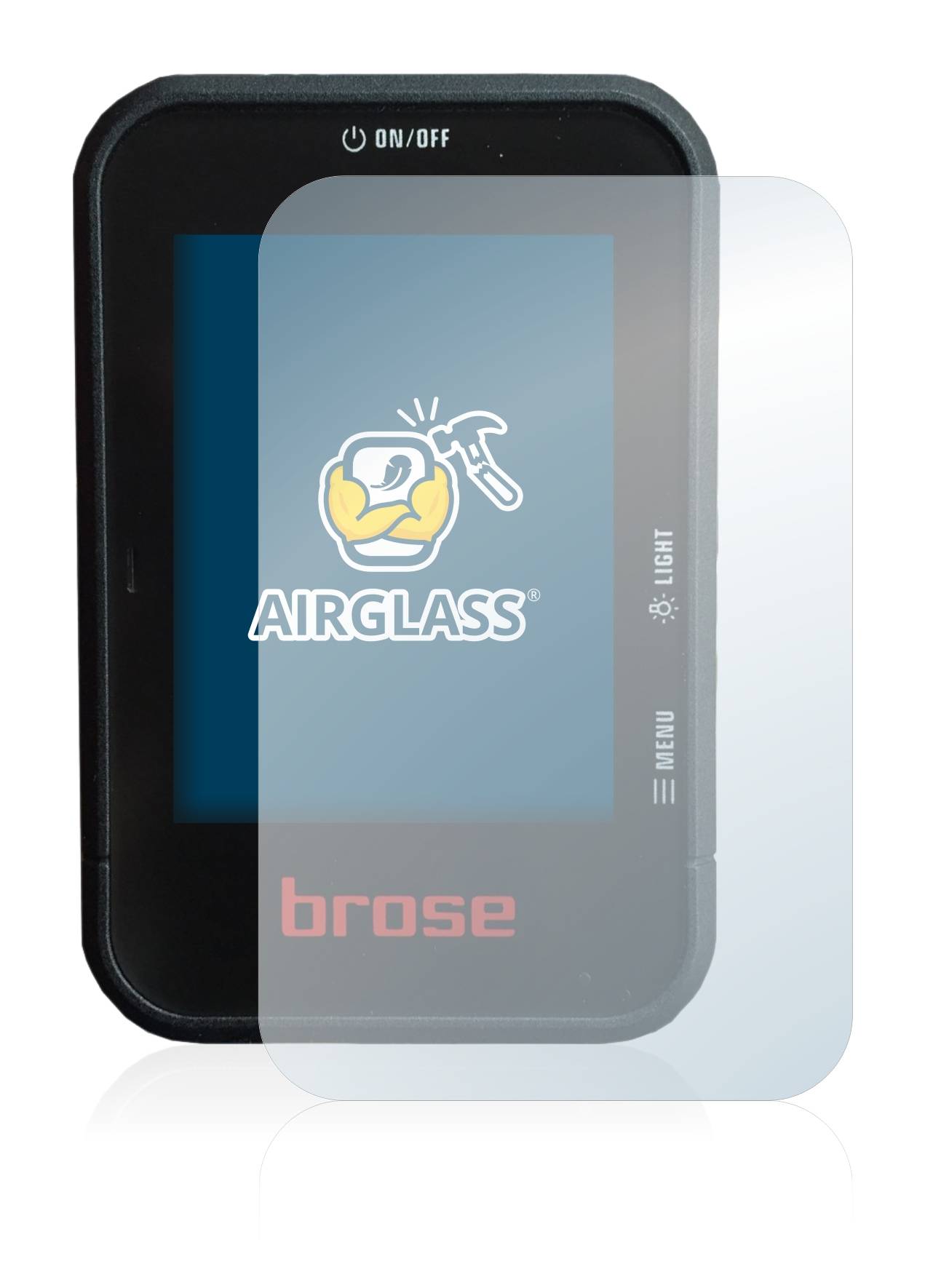 BROTECT AirGlass Glas Panzer-Folie für Brose Classic Display 2015 (E-Bike Display) - Schutzglas