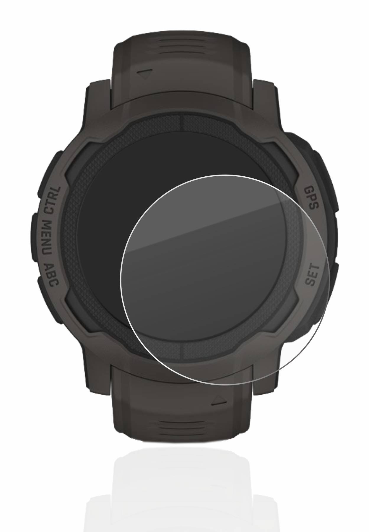 BROTECT AirGlass Glas Panzer-Folie für Garmin Instinct 2 - Schutzglas
