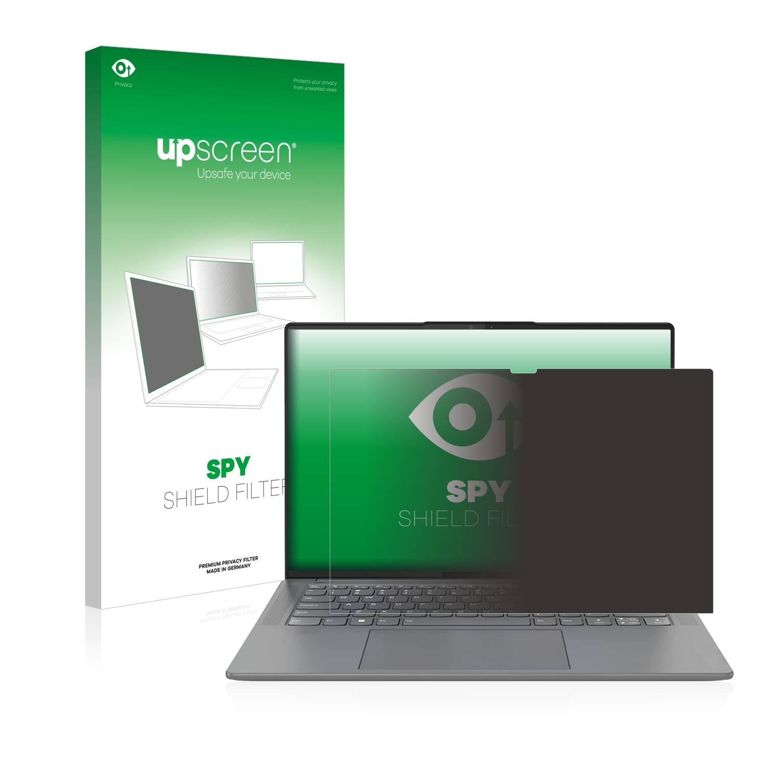 upscreen Blickschutzfilter für Lenovo Yoga Slim 7 Pro X Blaulichtfilter Sichtschutz Privacy Anti Spy abnehmbar