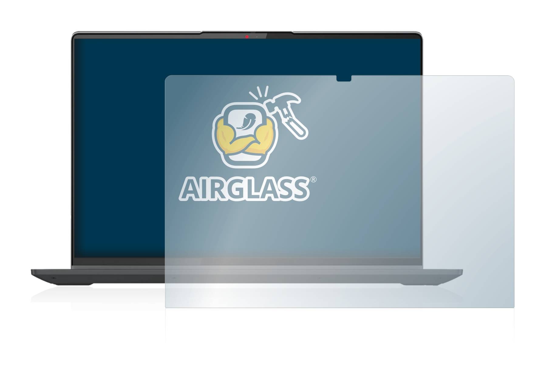 BROTECT AirGlass Glas Schutz-Folie für Lenovo IdeaPad Flex 5 16 Gen 7 16:10 - Schutzglas