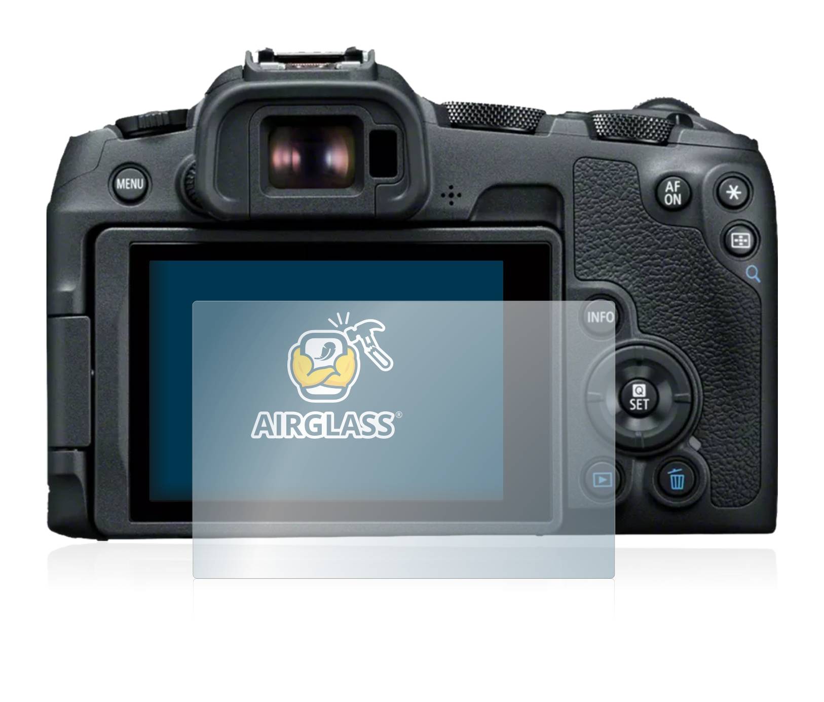 BROTECT AirGlass Flexible Schutz Glas Folie für Canon EOS R8 Klar Transparent