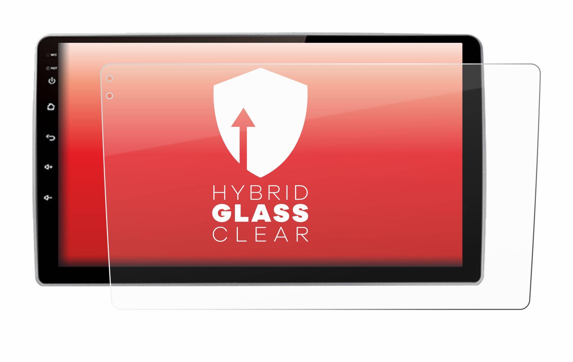upscreen Hybrid Glas Schutz-Folie für Junsun V1 pro 9