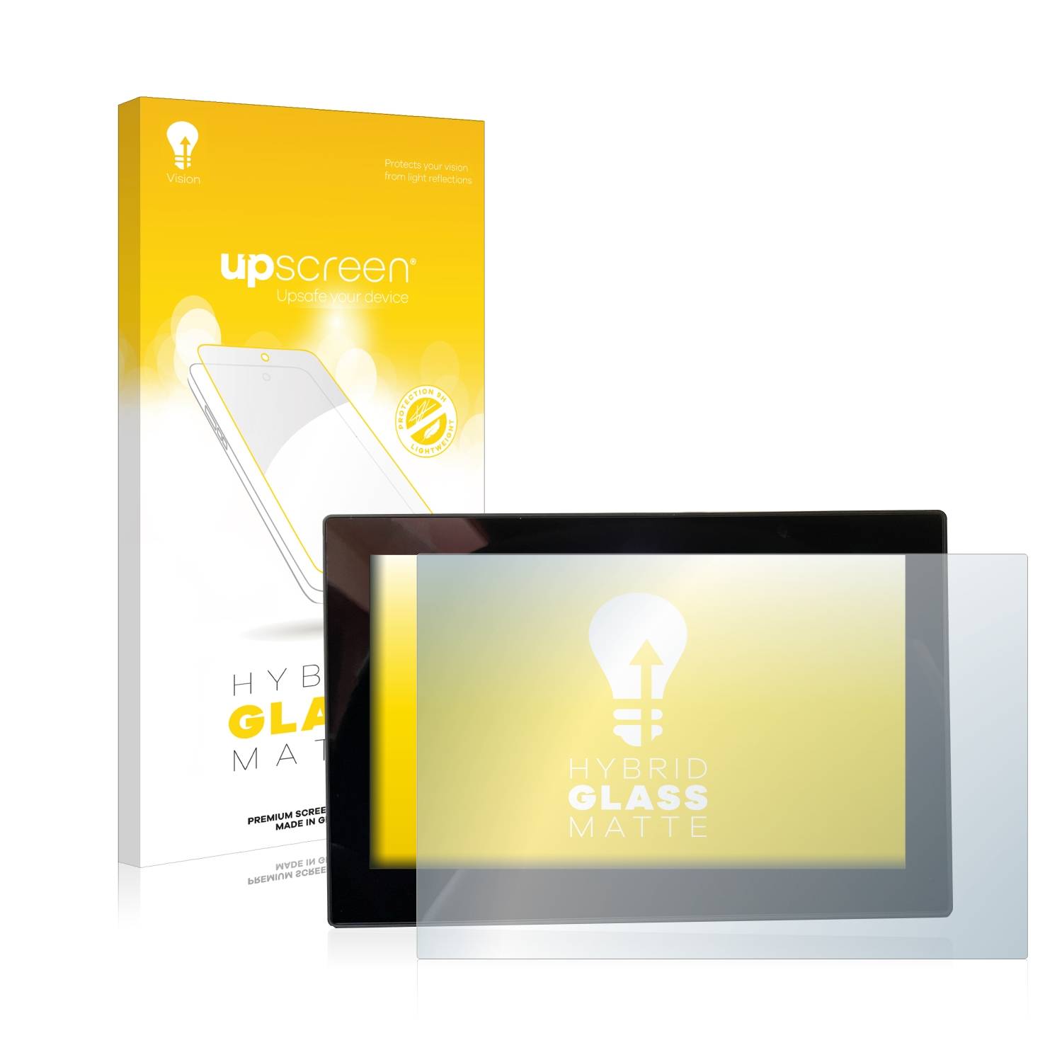 upscreen Hybrid Glas Matt Schutz-Folie für MG 4 7-Zoll Digitales Instrumentendisplay