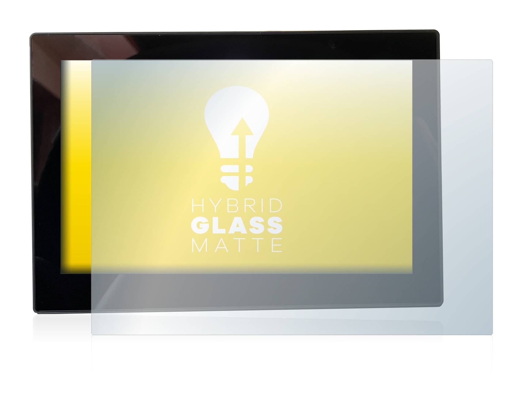 upscreen Hybrid Glas Matt Schutz-Folie für MG 4 7-Zoll Digitales Instrumentendisplay