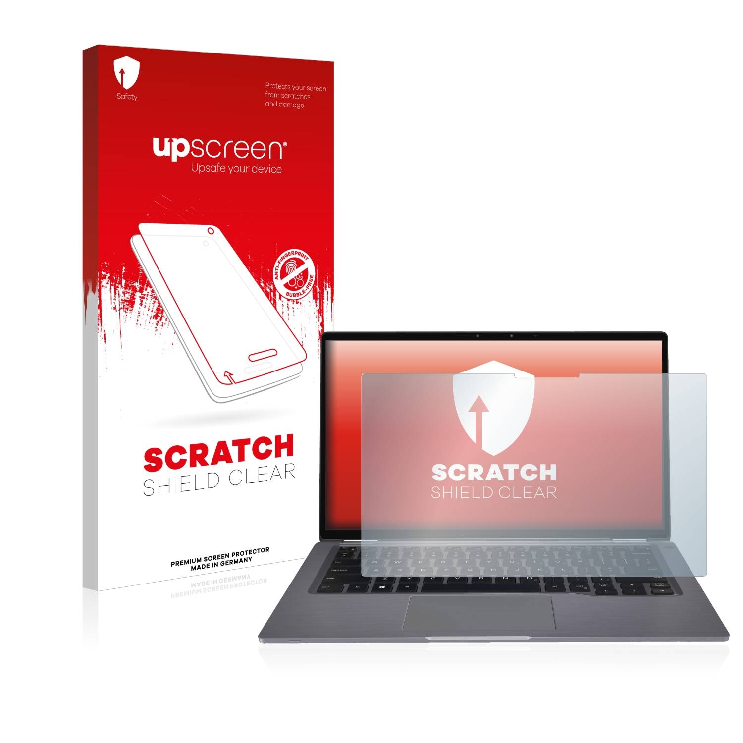 upscreen Schutzfolie für Dell Latitude 9410 Kratzschutz Anti-Fingerprint Klar
