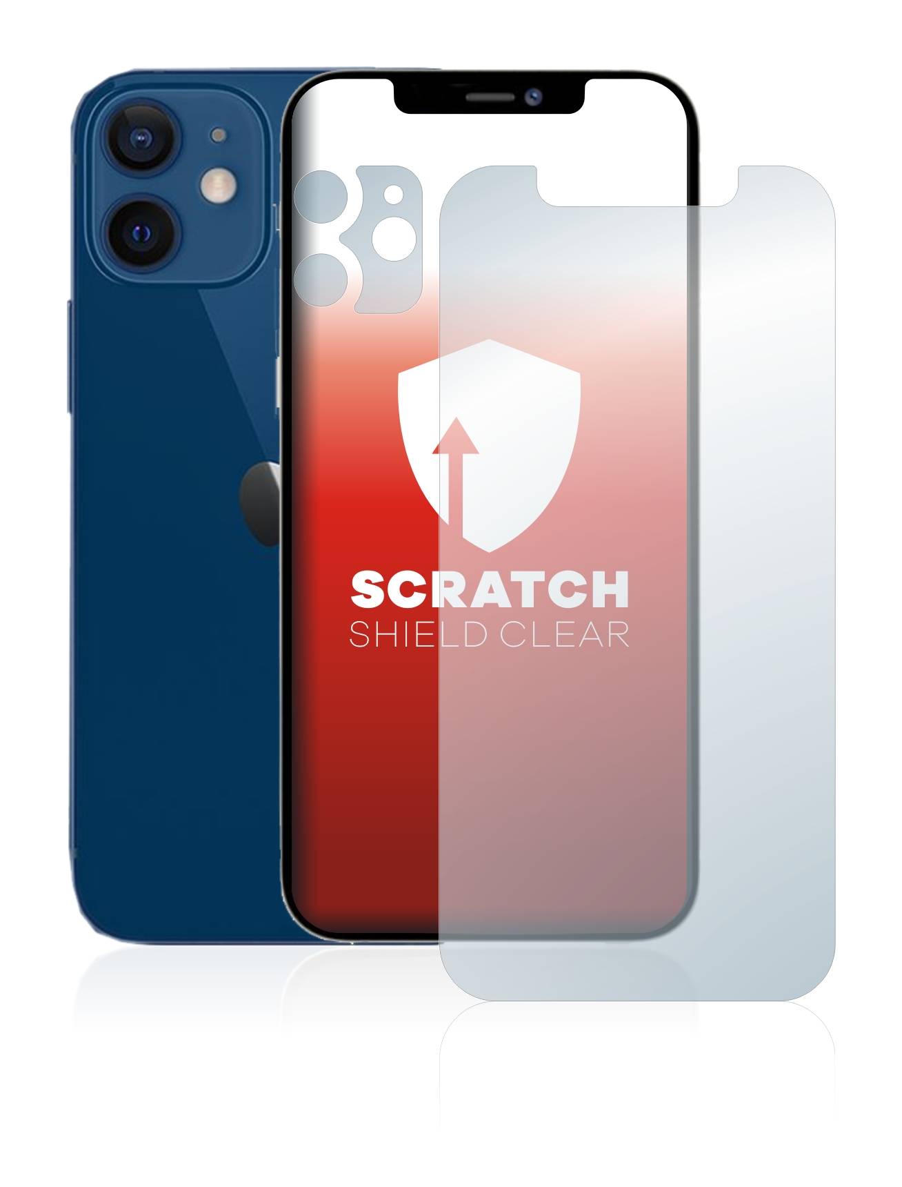 upscreen Scratch Shield Schutzfolie für Apple iPhone 12 (Display+Kamera)