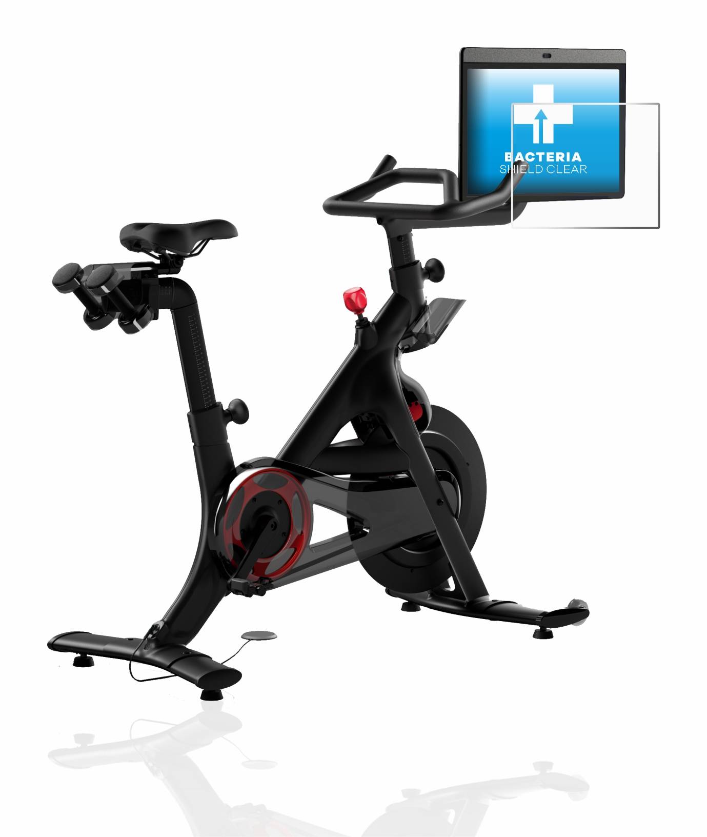upscreen Schutzfolie für Peloton Bike Plus Antibakterielle Folie Klar Anti-Kratzer