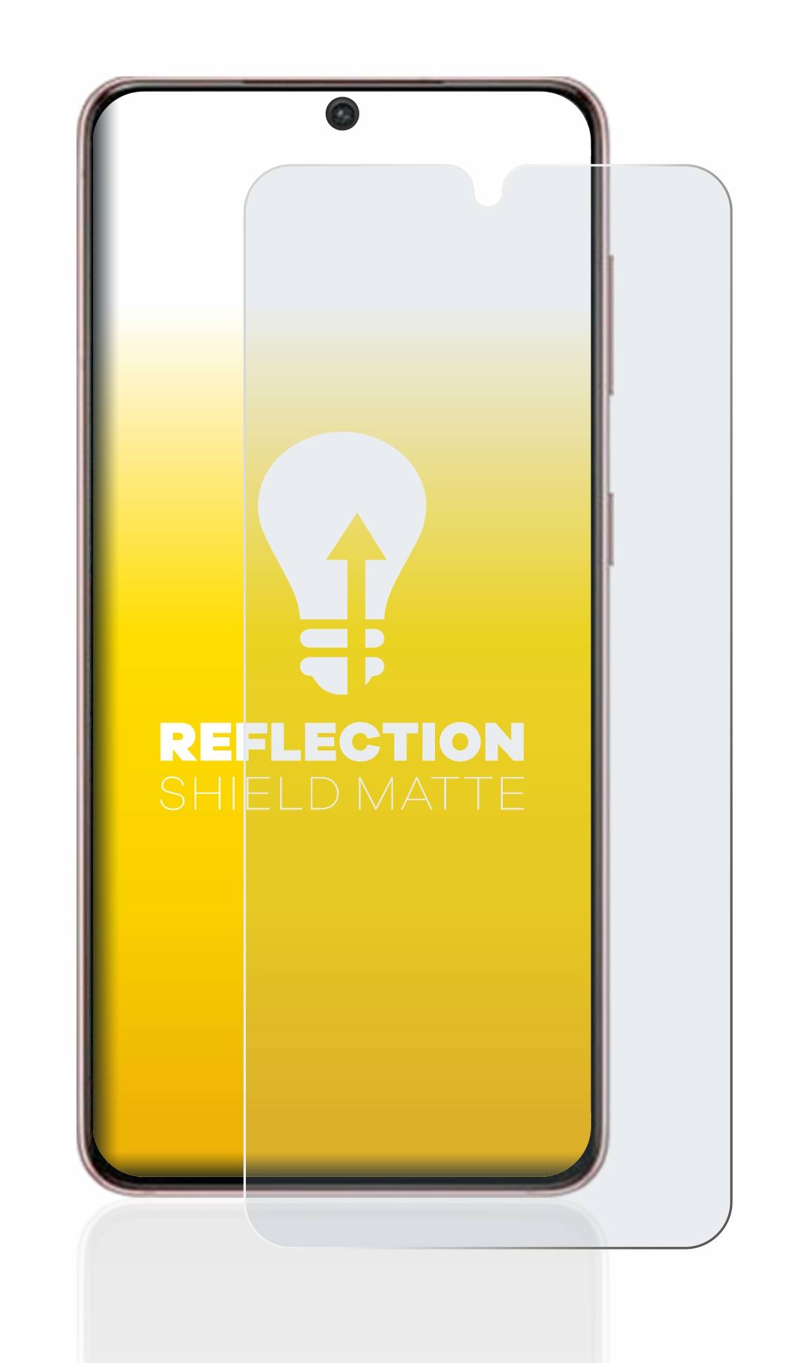 upscreen Reflection Shield Matt Schutzfolie für Samsung Galaxy S21 5G