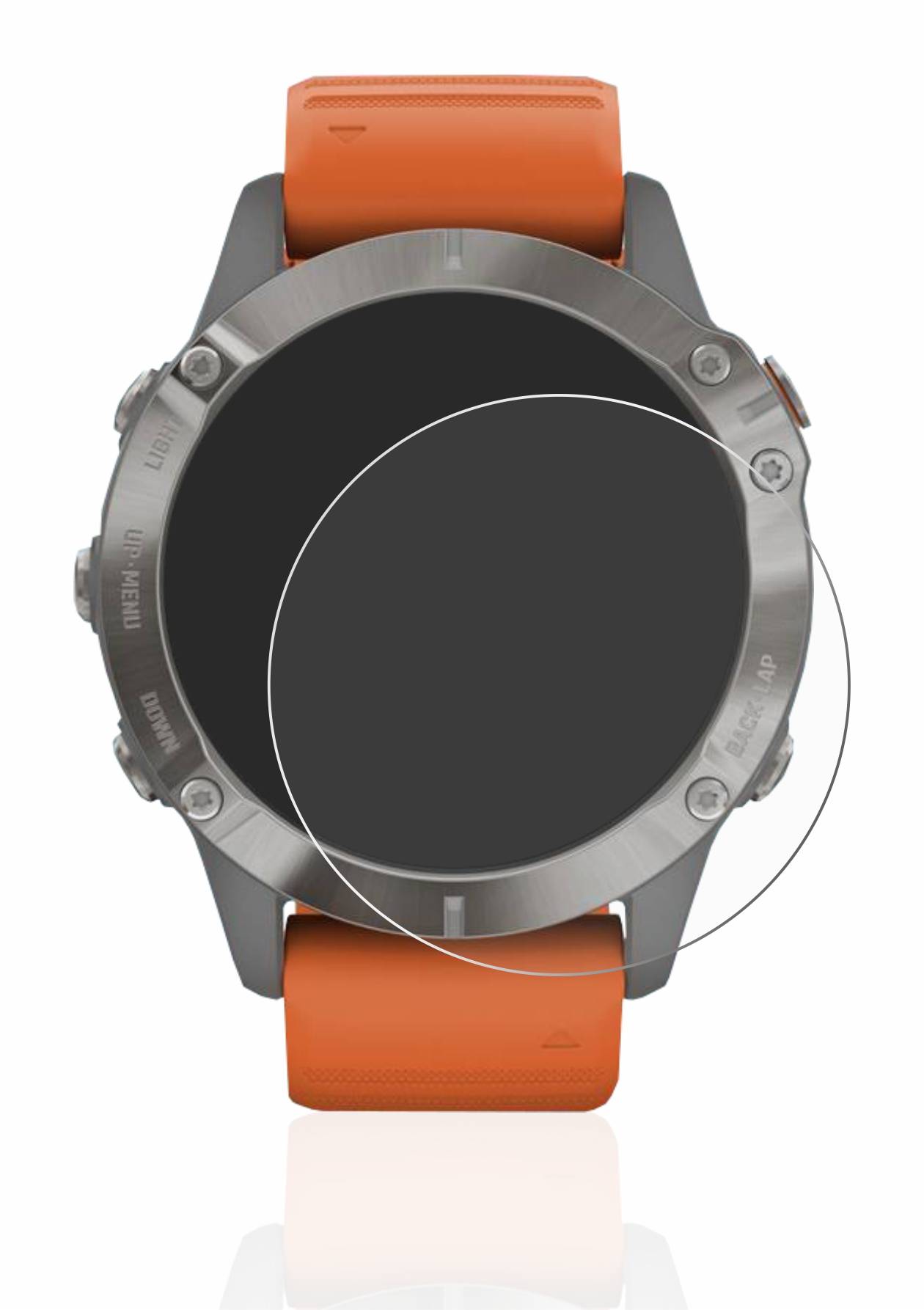 upscreen Scratch Shield Schutzfolie für Garmin Fenix 6 Pro