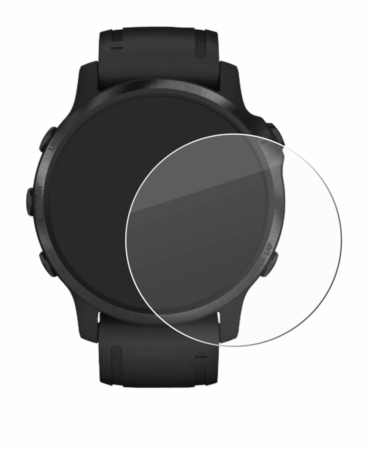 Savvies Clear Schutzglas für Garmin Fenix 6S Pro