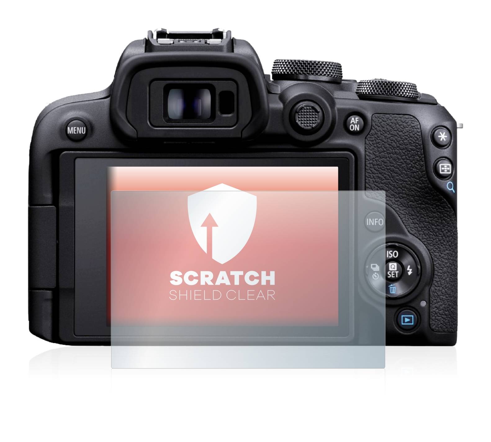 upscreen Schutzfolie für Canon EOS R10 Kratzschutz Anti-Fingerprint Klar