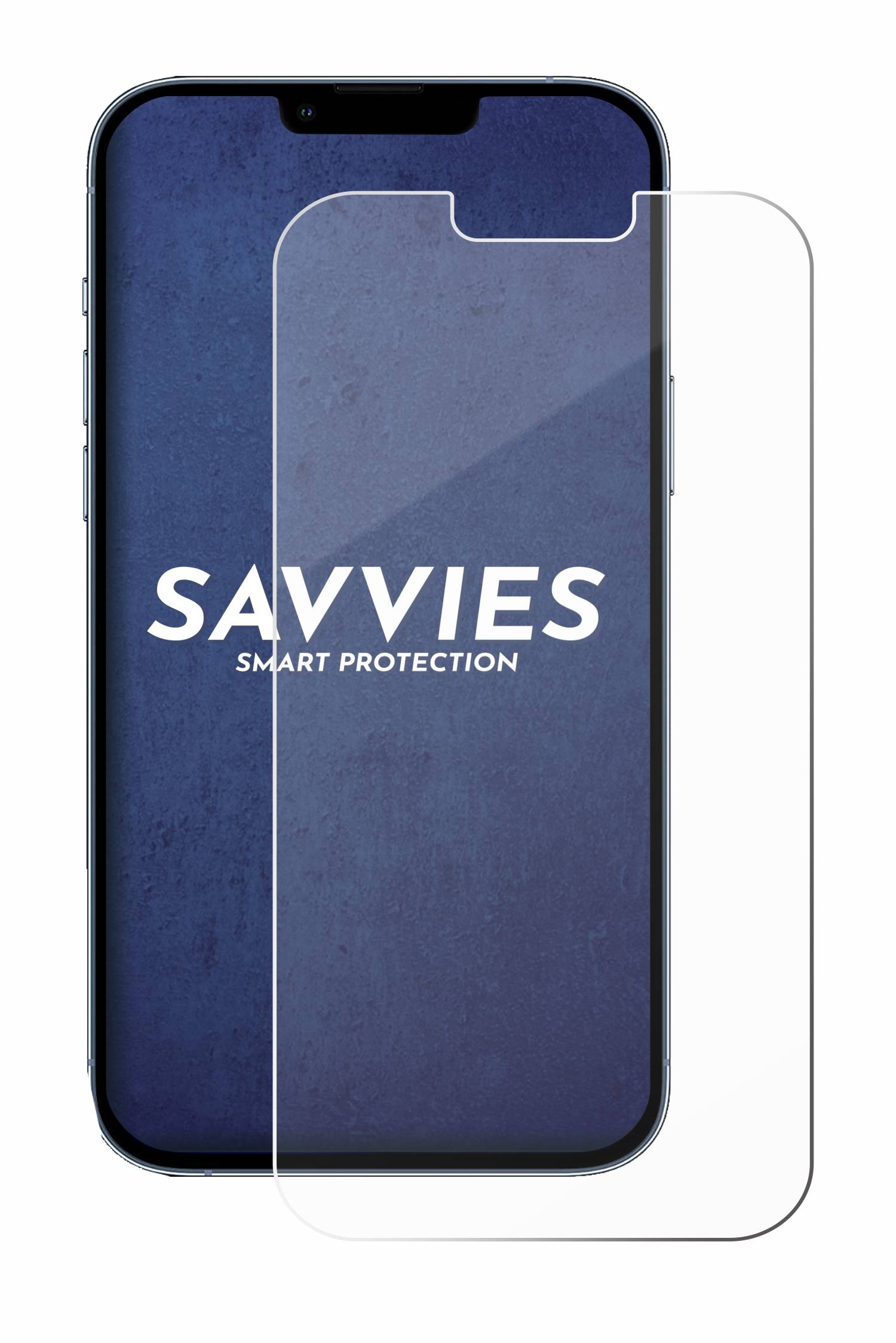 Savvies Clear Schutzglas für Apple iPhone 13 Pro Max