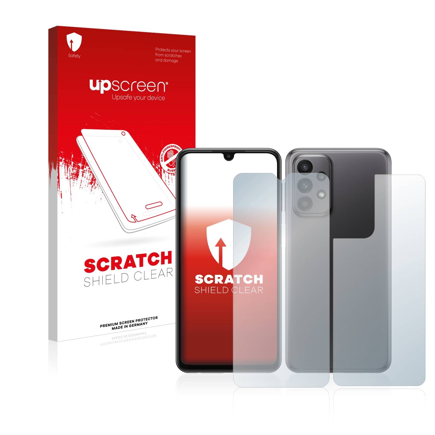 upscreen Scratch Shield Schutzfolie für Samsung Galaxy A23 5G (Display+Rückseite)