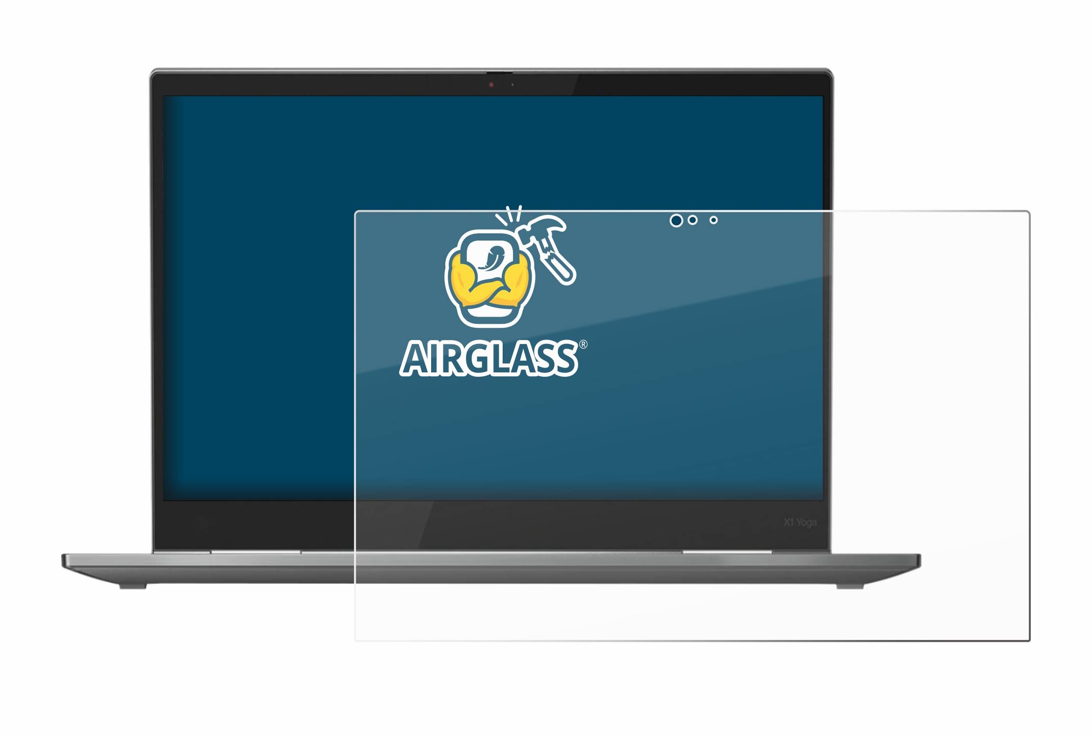 BROTECT AirGlass Glas Panzer-Folie für Lenovo ThinkPad X1 Yoga (5. Gen.) - Schutzglas