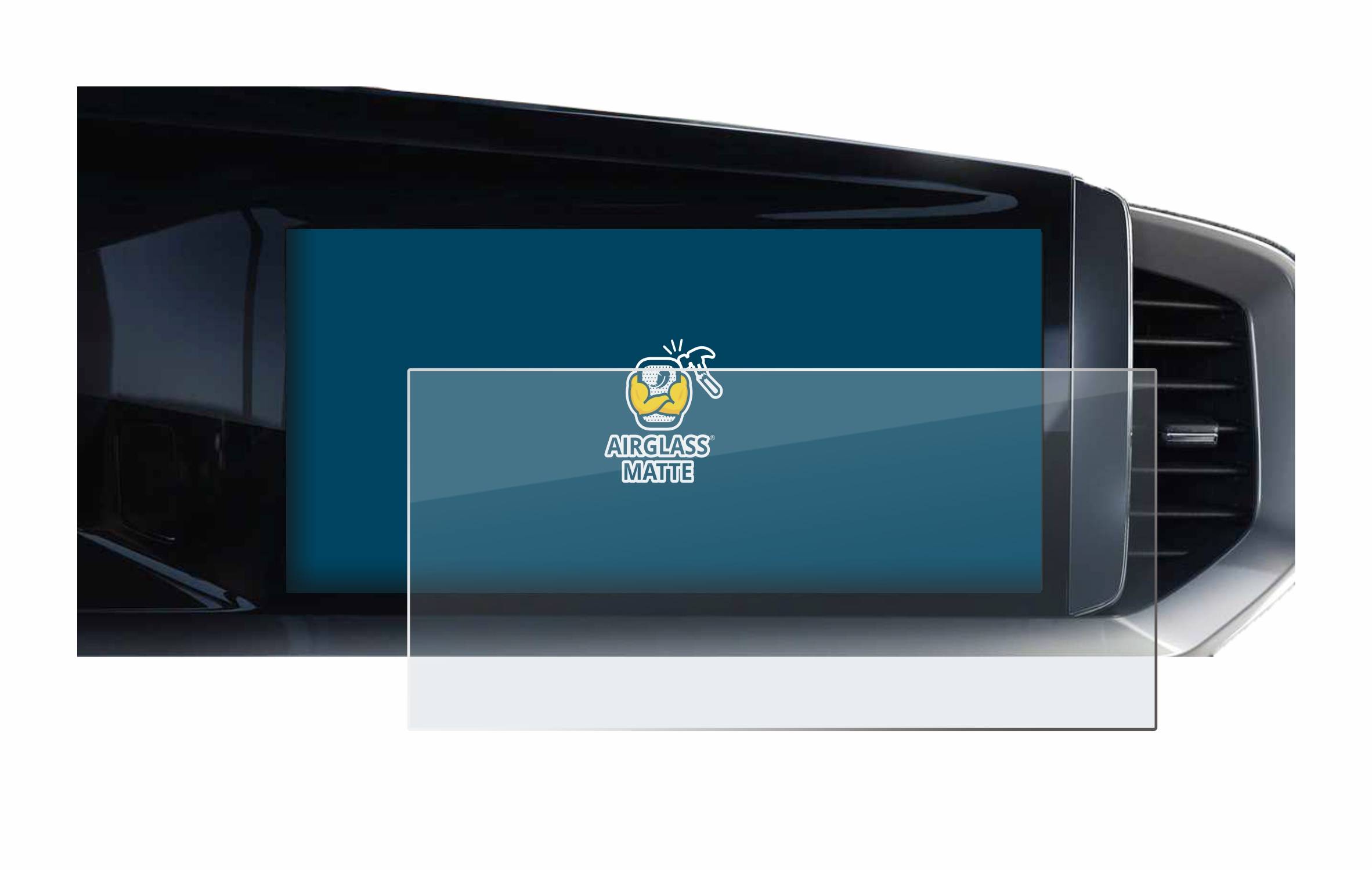 BROTECT AirGlass Matt Glas Schutz Folie für Opel Mokka B 2022 Infotainment System 7