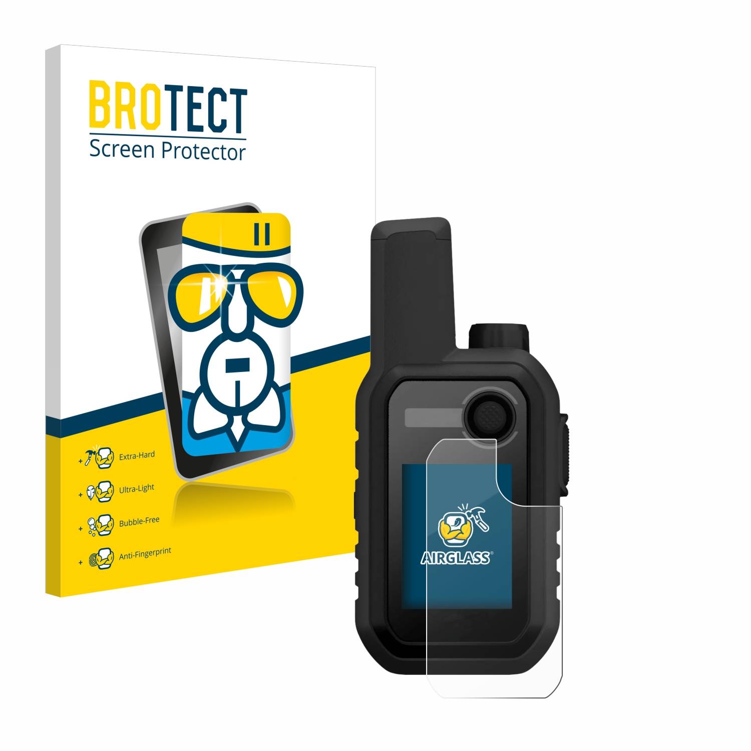 BROTECT AirGlass Flexible Schutz Glas Folie für Garmin Alpha 10 K Klar Transparent