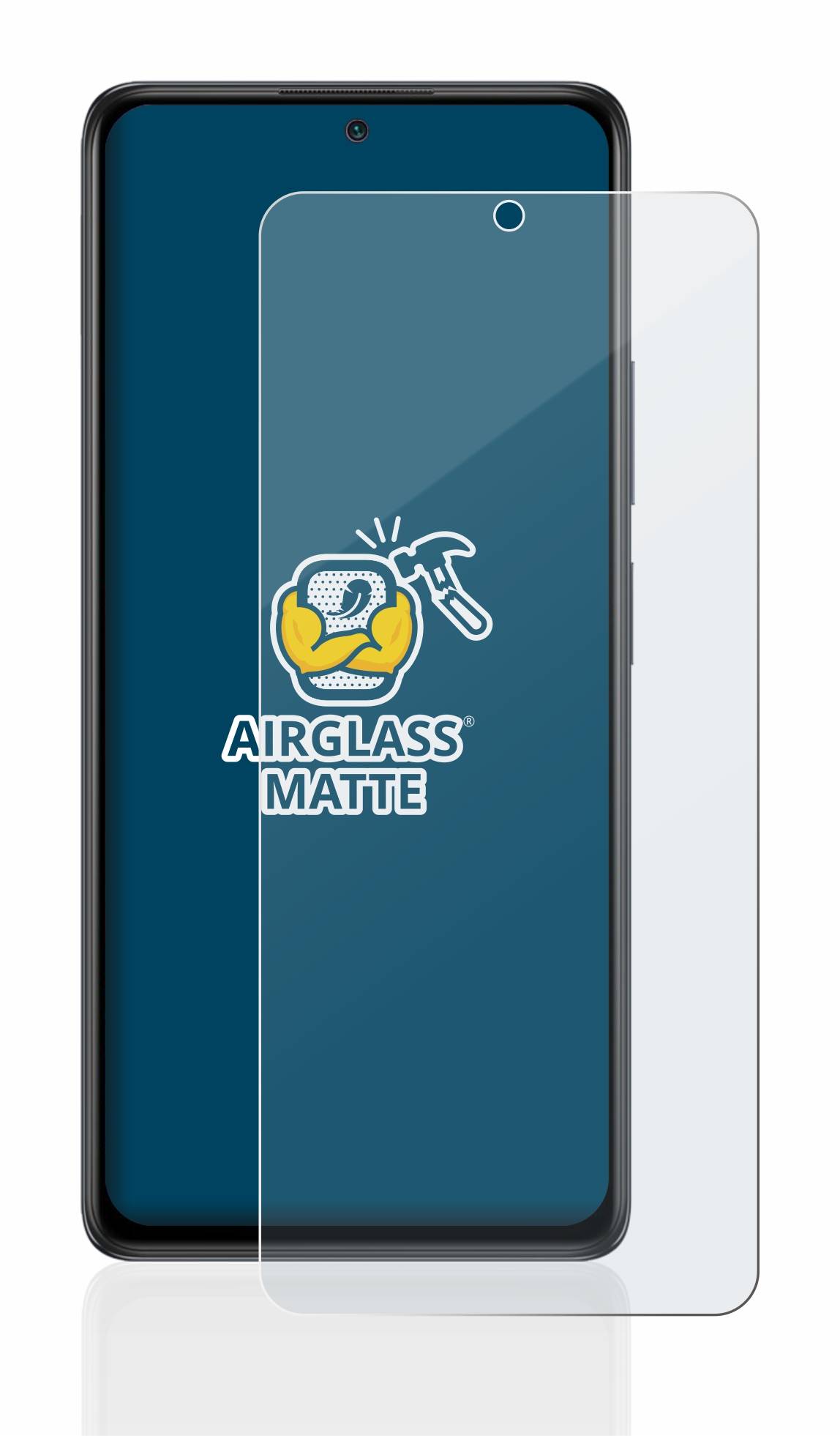 BROTECT AirGlass Matt Glas Schutz Folie für Xiaomi Redmi Note 10 Pro