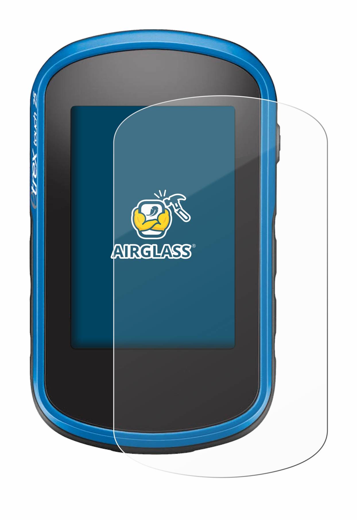 BROTECT AirGlass Flexible Schutz Glas Folie für Garmin eTrex Touch 35 Klar Transparent