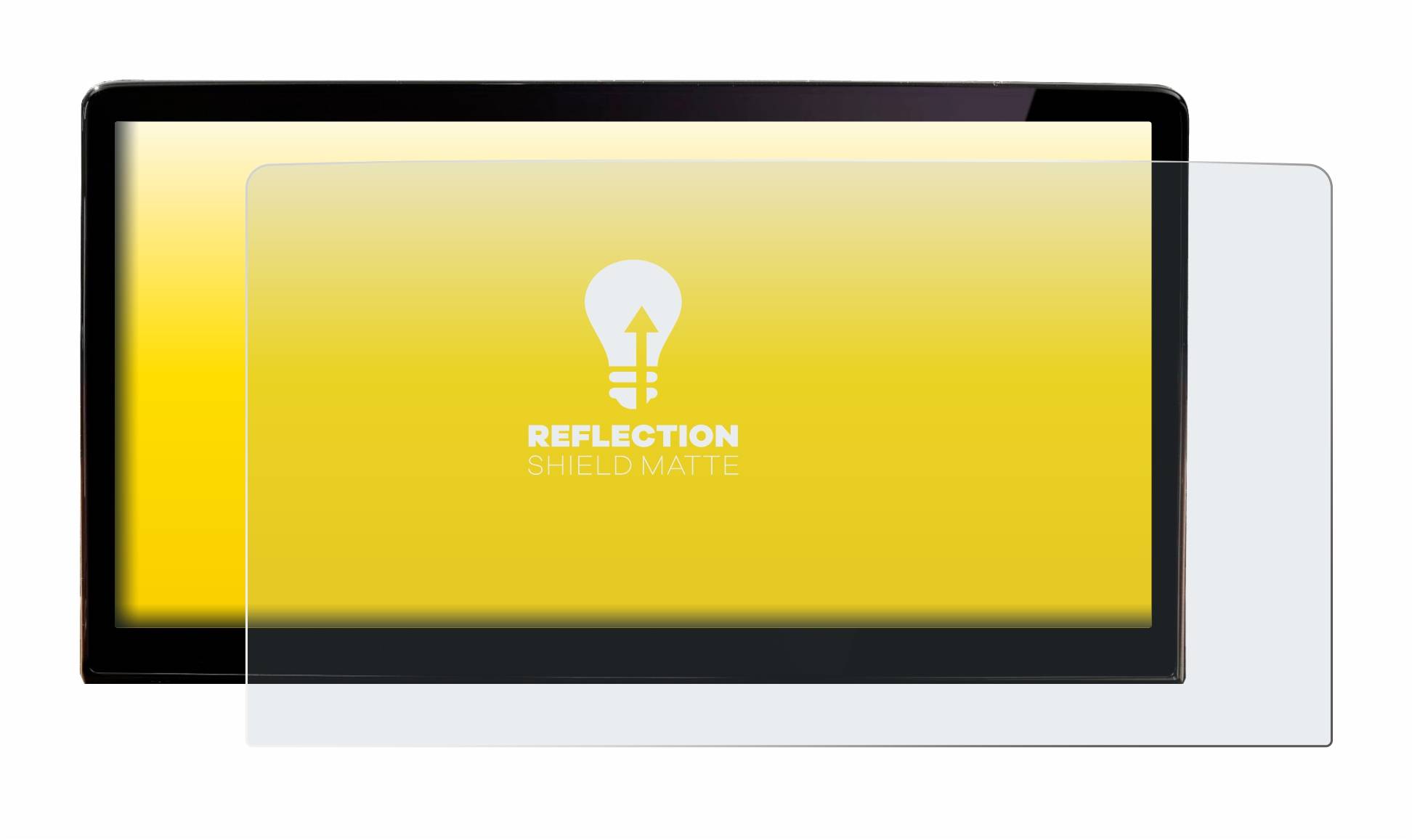 upscreen Reflection Shield Matt Schutzfolie für Skoda Enyaq iV 80 2021 Infotainment System 13