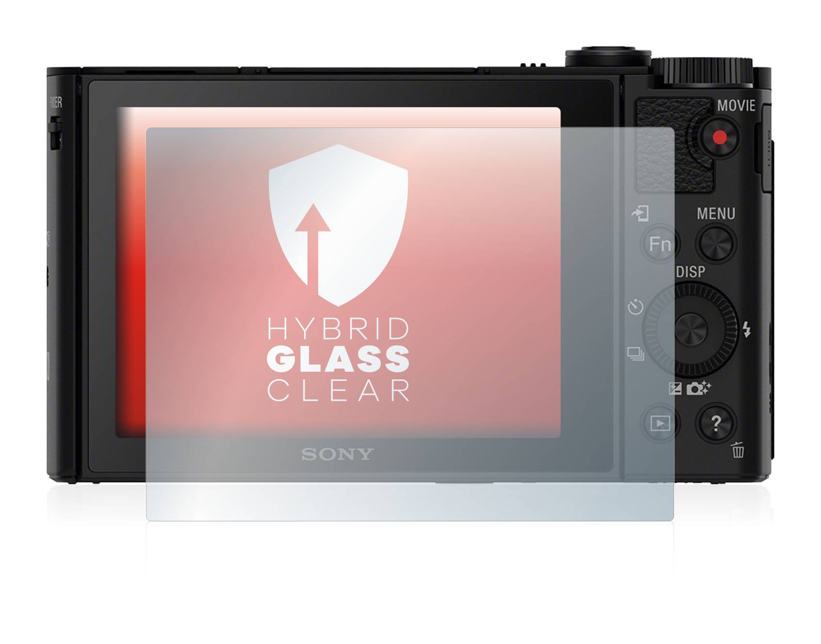 upscreen Hybrid Glas Schutz-Folie für Sony Cyber-Shot DSC-HX90