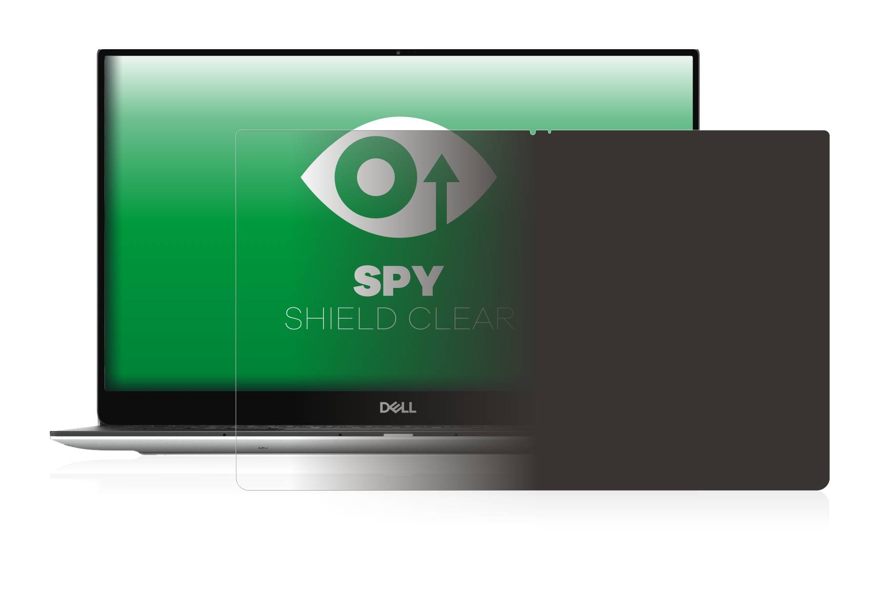 upscreen Blickschutzfolie für Dell XPS 13 9305 Touch Anti-Spy Privacy Blaulichtschutz Sichtschutzfolie