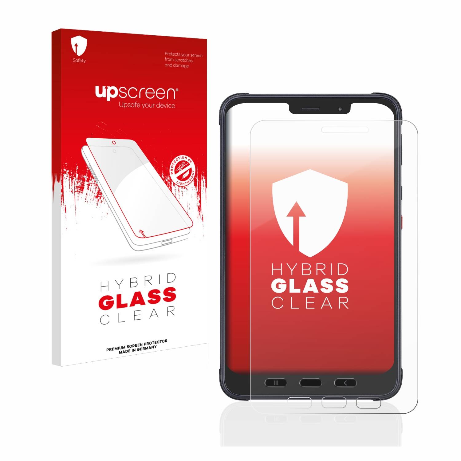 upscreen Hybrid Glas Schutz-Folie für Samsung Galaxy Tab Active 3 Enterprise Edition LTE