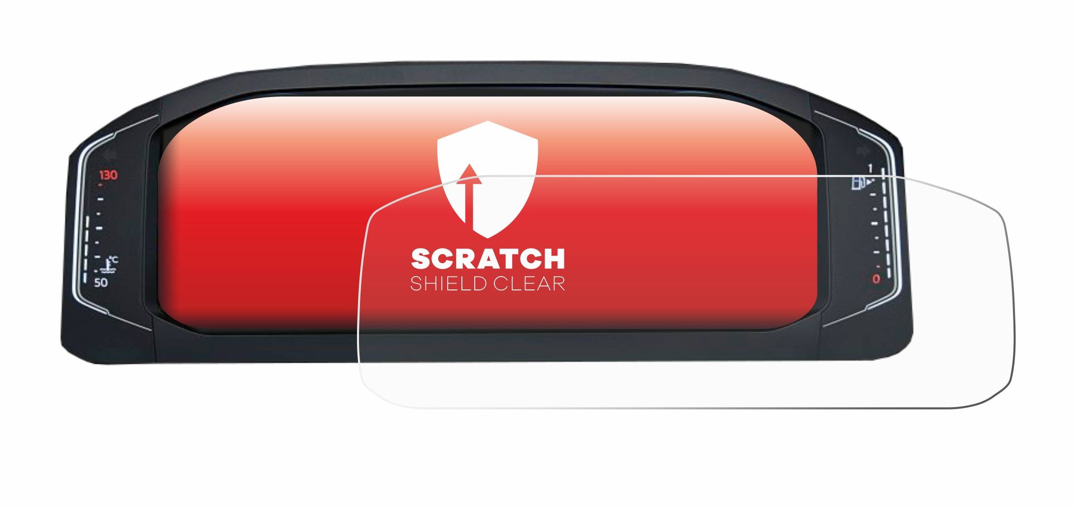 upscreen Scratch Shield Schutzfolie für Volkswagen Active Info Display T-Roc