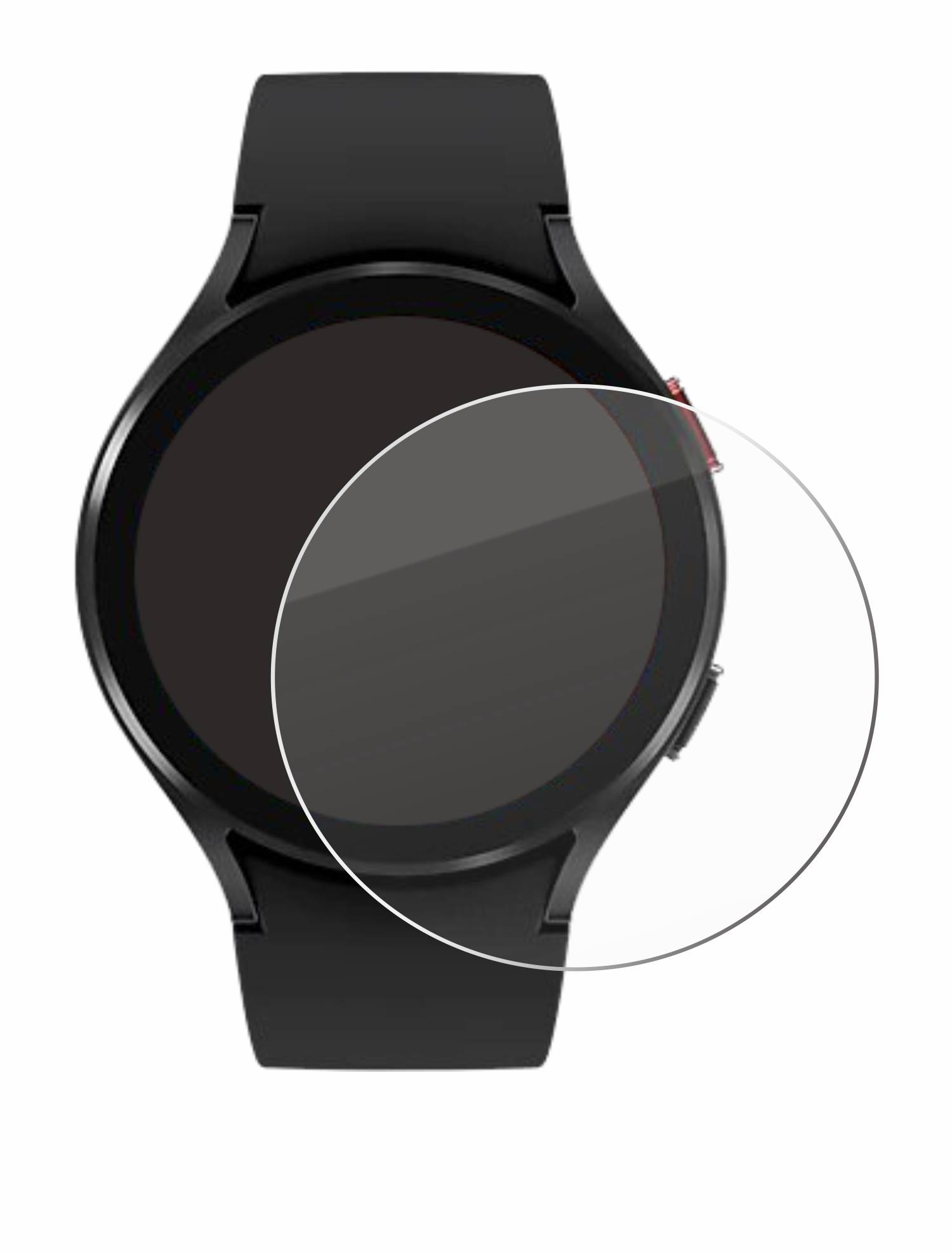 Savvies Clear Schutzglas für Samsung Galaxy Watch 4 (44mm)