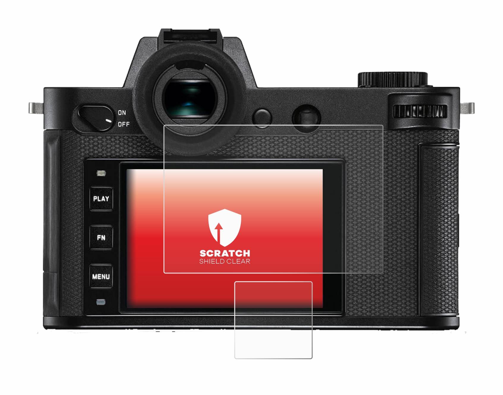 upscreen Schutzfolie für Leica SL2-S Kratzschutz Anti-Fingerprint Klar