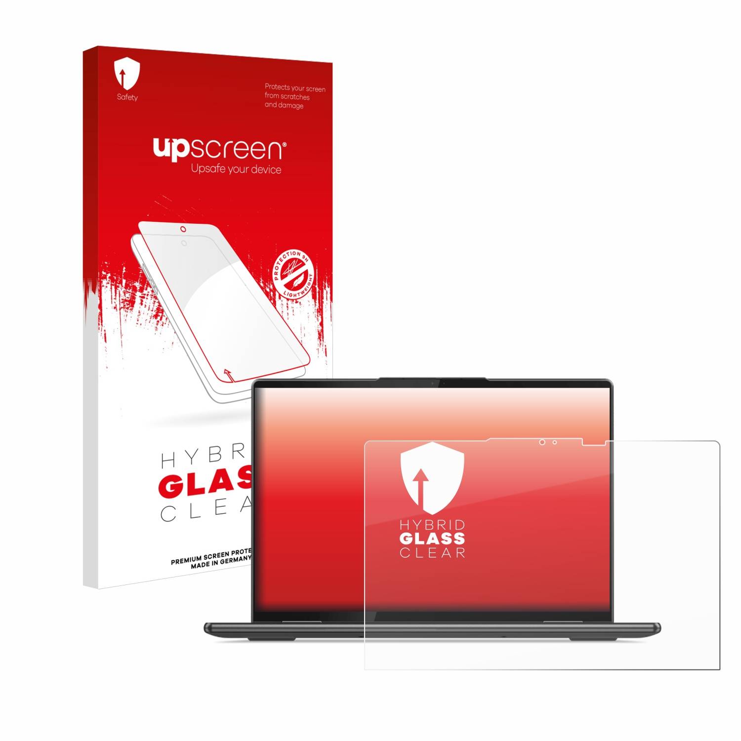 upscreen Hybrid Glas Panzer-Folie für Lenovo Yoga 7 Gen 7 (14) 16:10