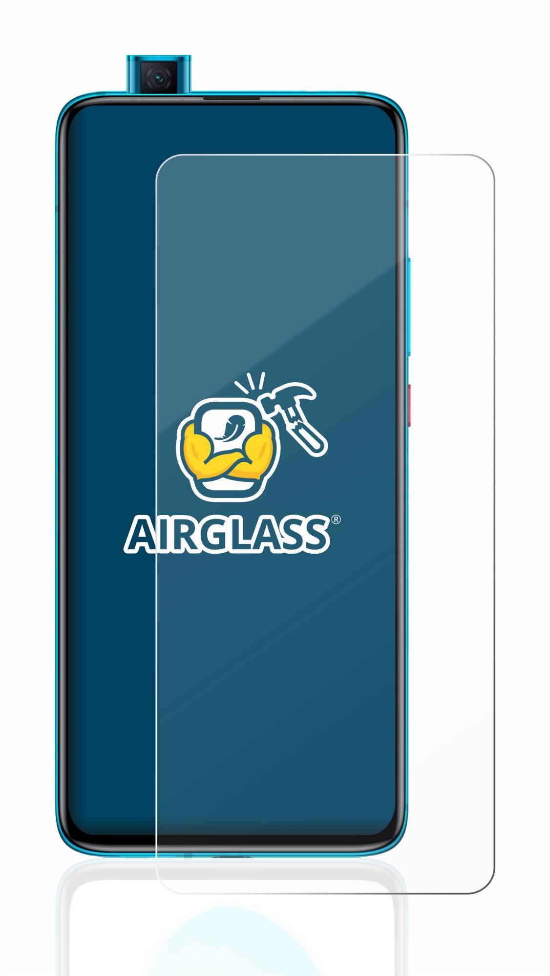 BROTECT AirGlass Glas Schutz-Folie für Xiaomi Poco F2 Pro - Schutzglas