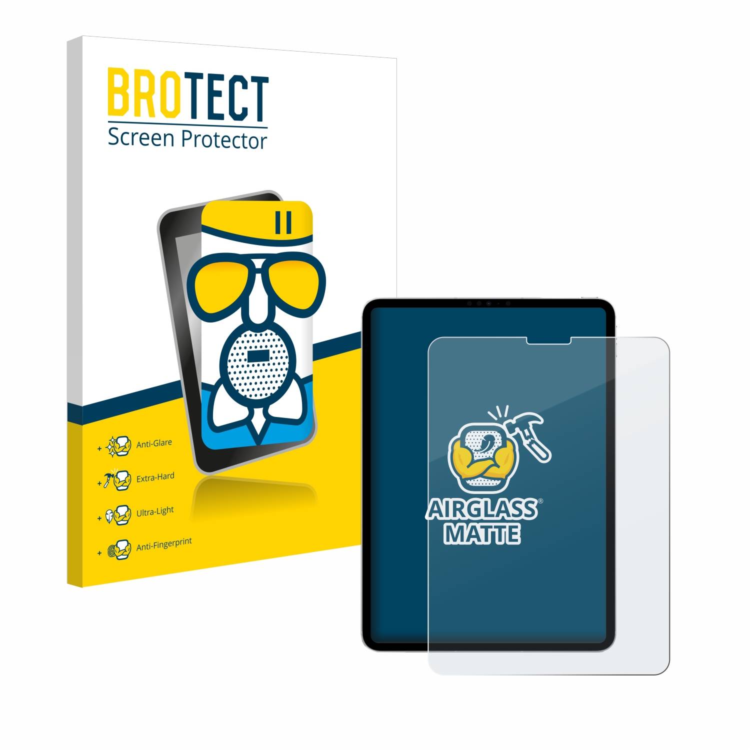 BROTECT AirGlass Matt Glas Schutz Folie für Apple iPad Pro 11 2022 (4. Gen.)