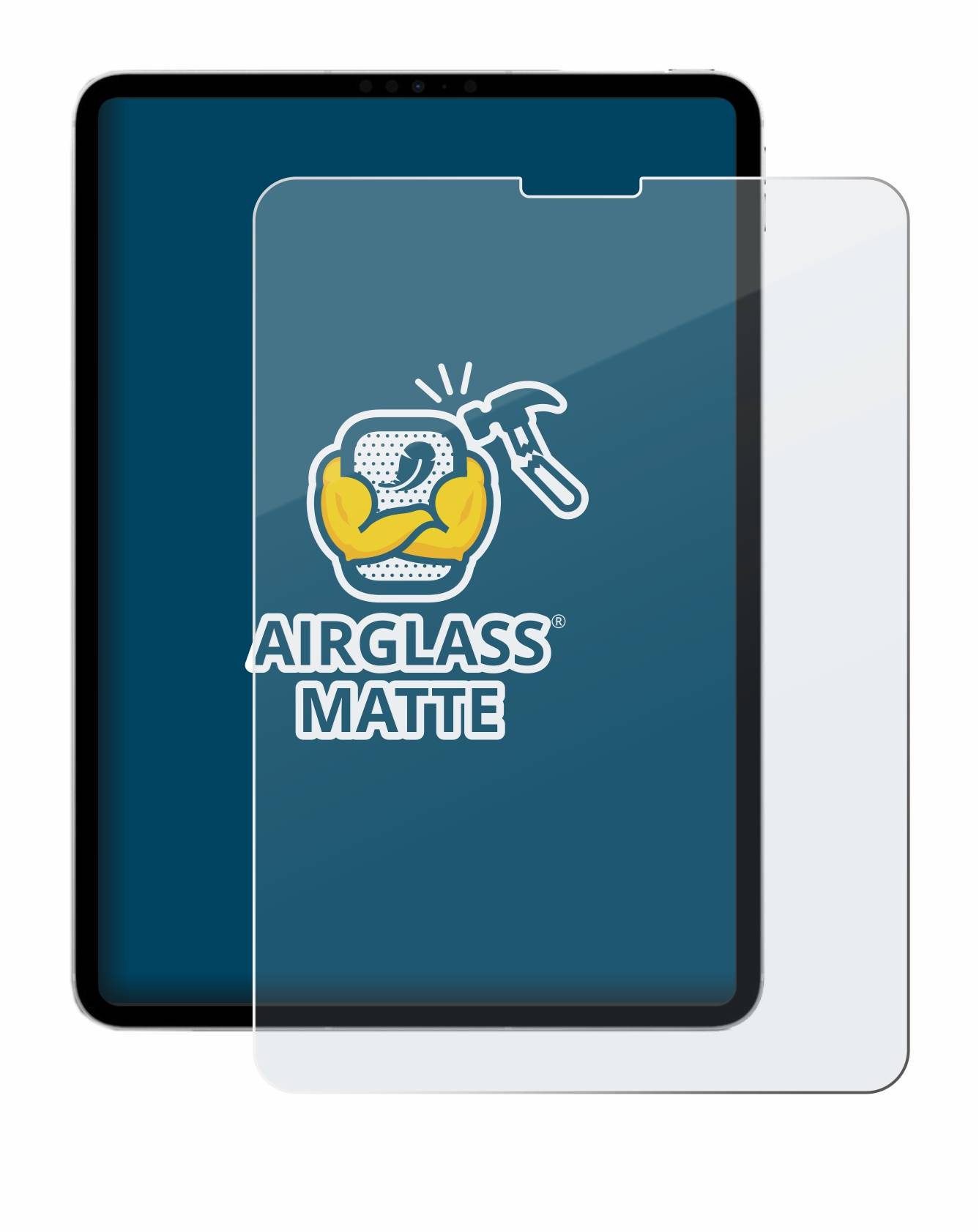 BROTECT AirGlass Matt Glas Schutz Folie für Apple iPad Pro 11 2022 (4. Gen.)